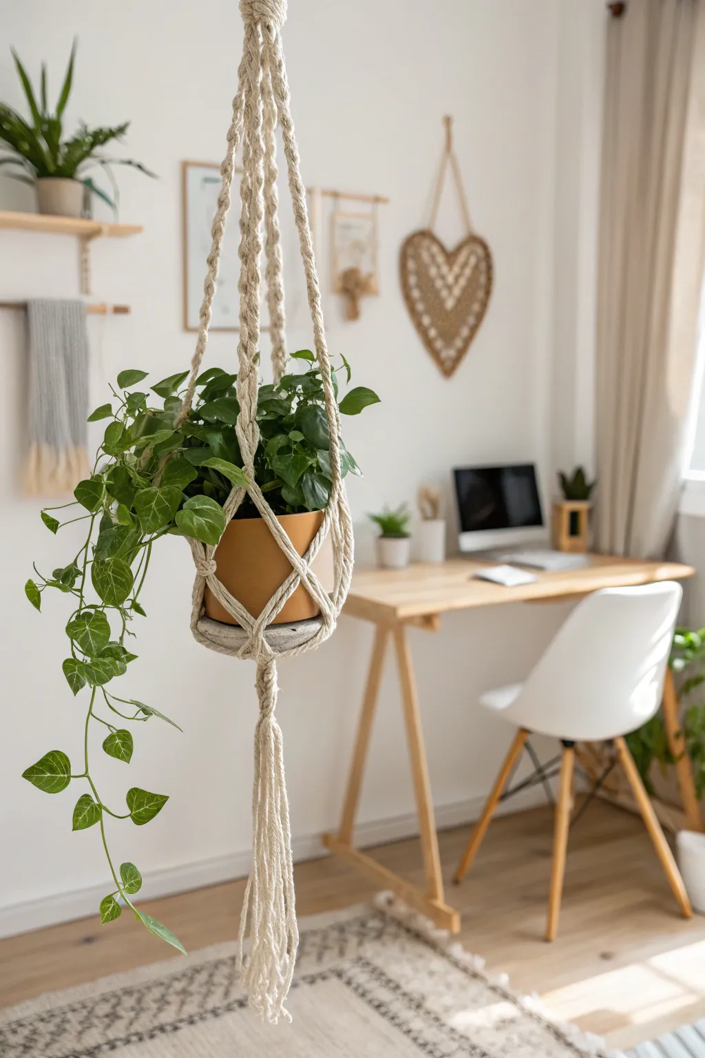 Elevate your workspace with a touch of greenery and handcrafted charm.