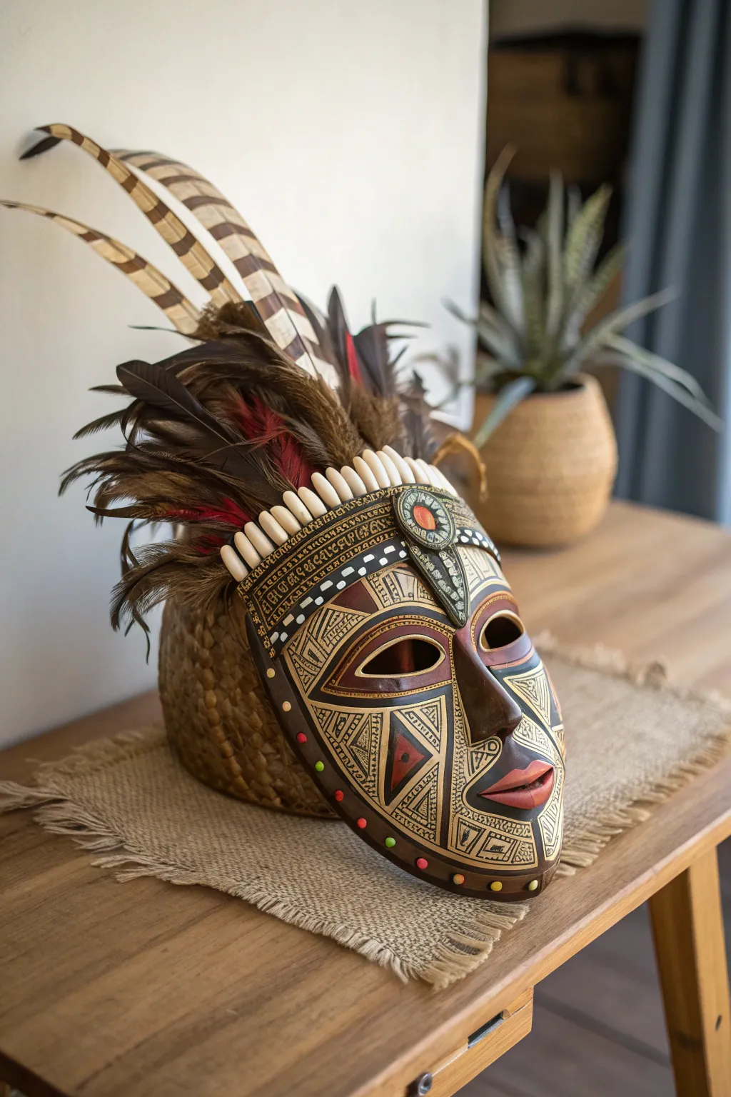 Embrace the world through art: Craft your own cultural celebration mask.