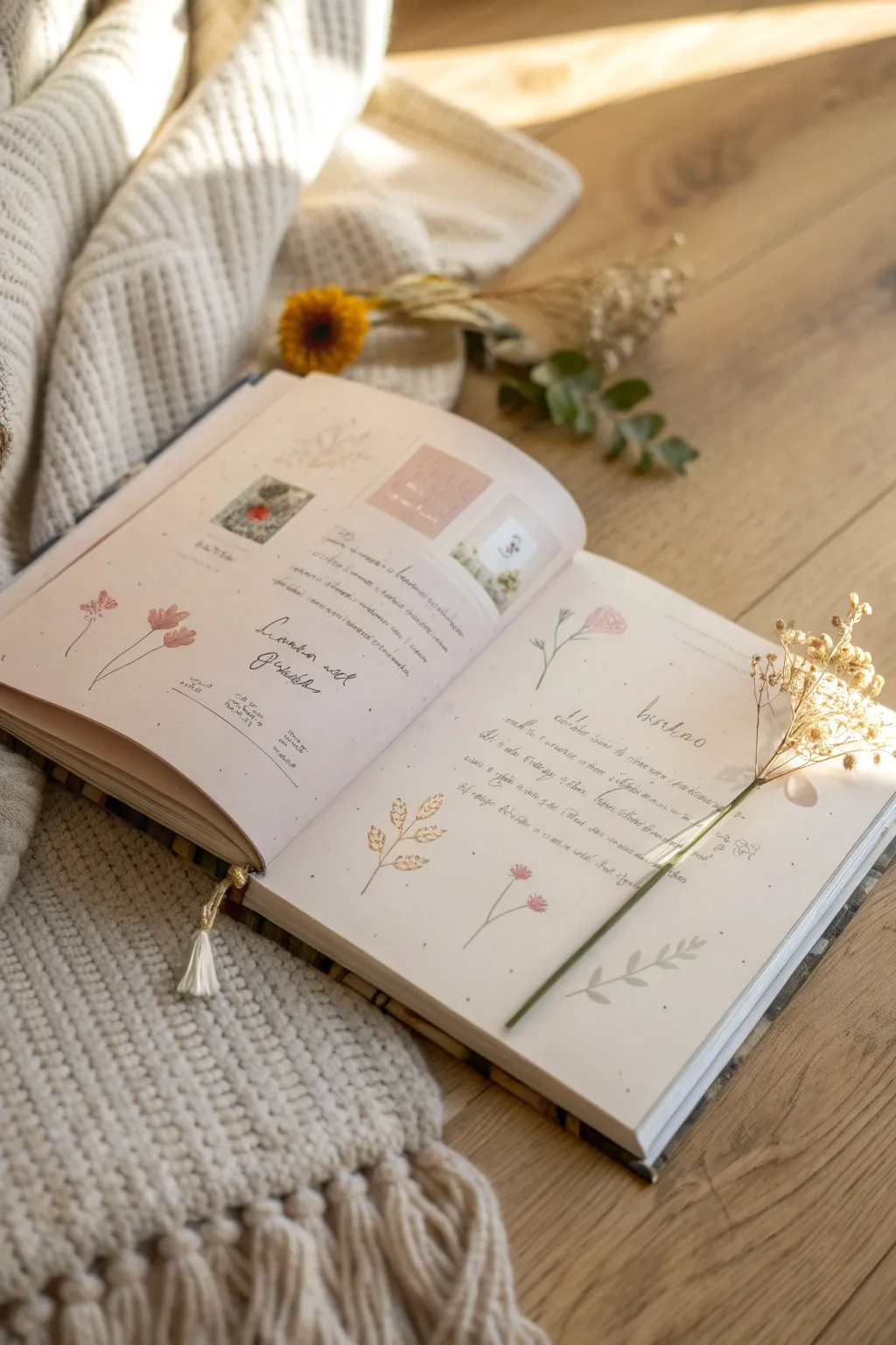 Cherish the beginnings: A beautifully crafted memory book for your baby's first year.