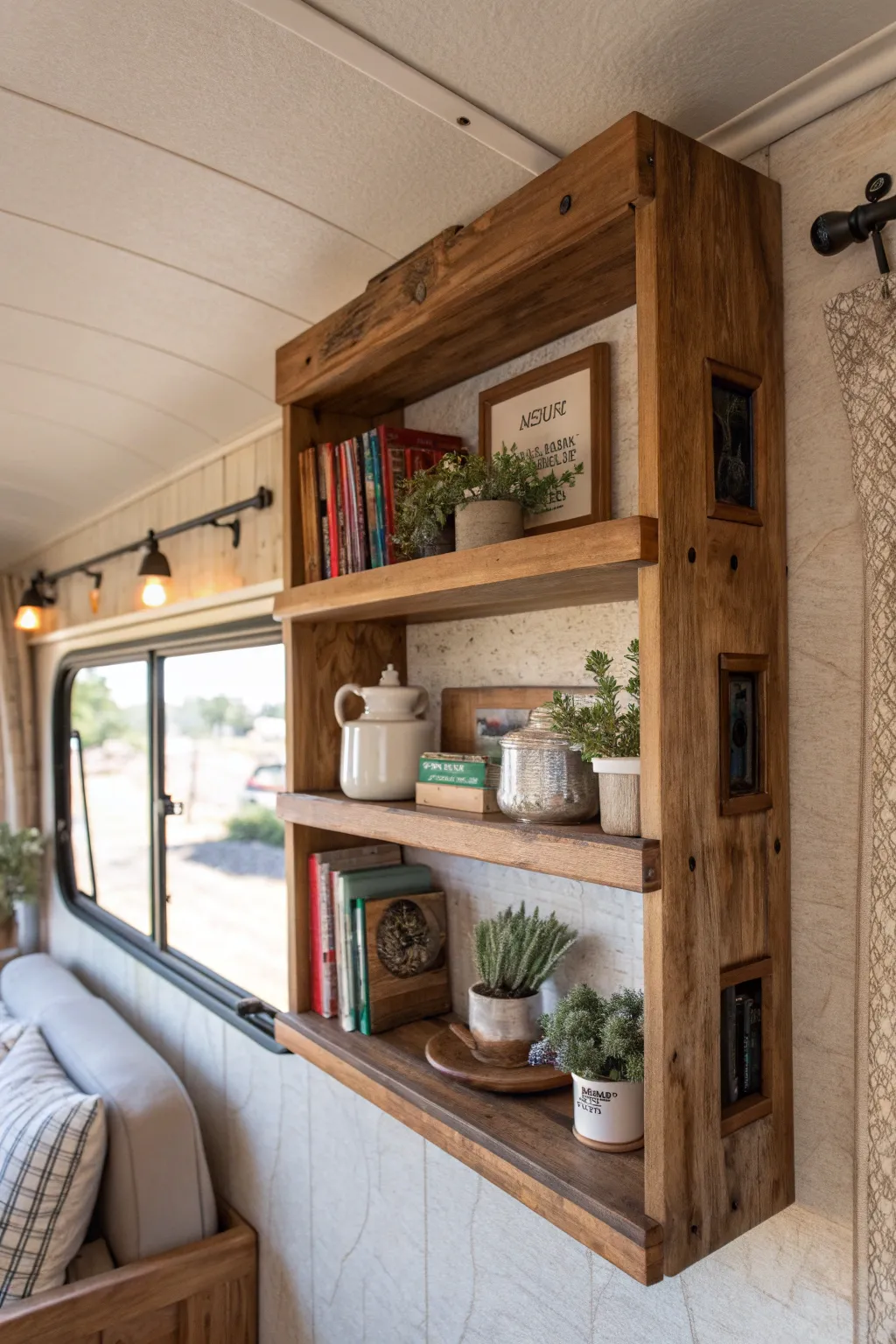 Transform your space with DIY open shelving – where style meets functionality.