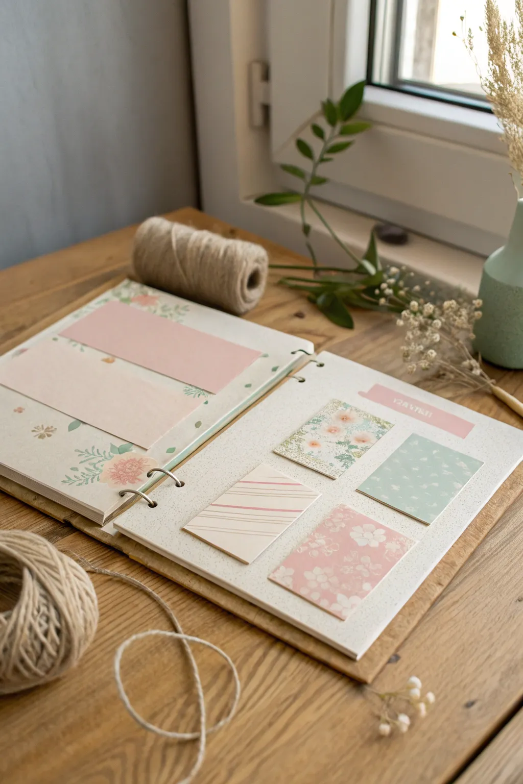 Discover the art of modern scrapbooking with soothing pastel and neutral palettes.