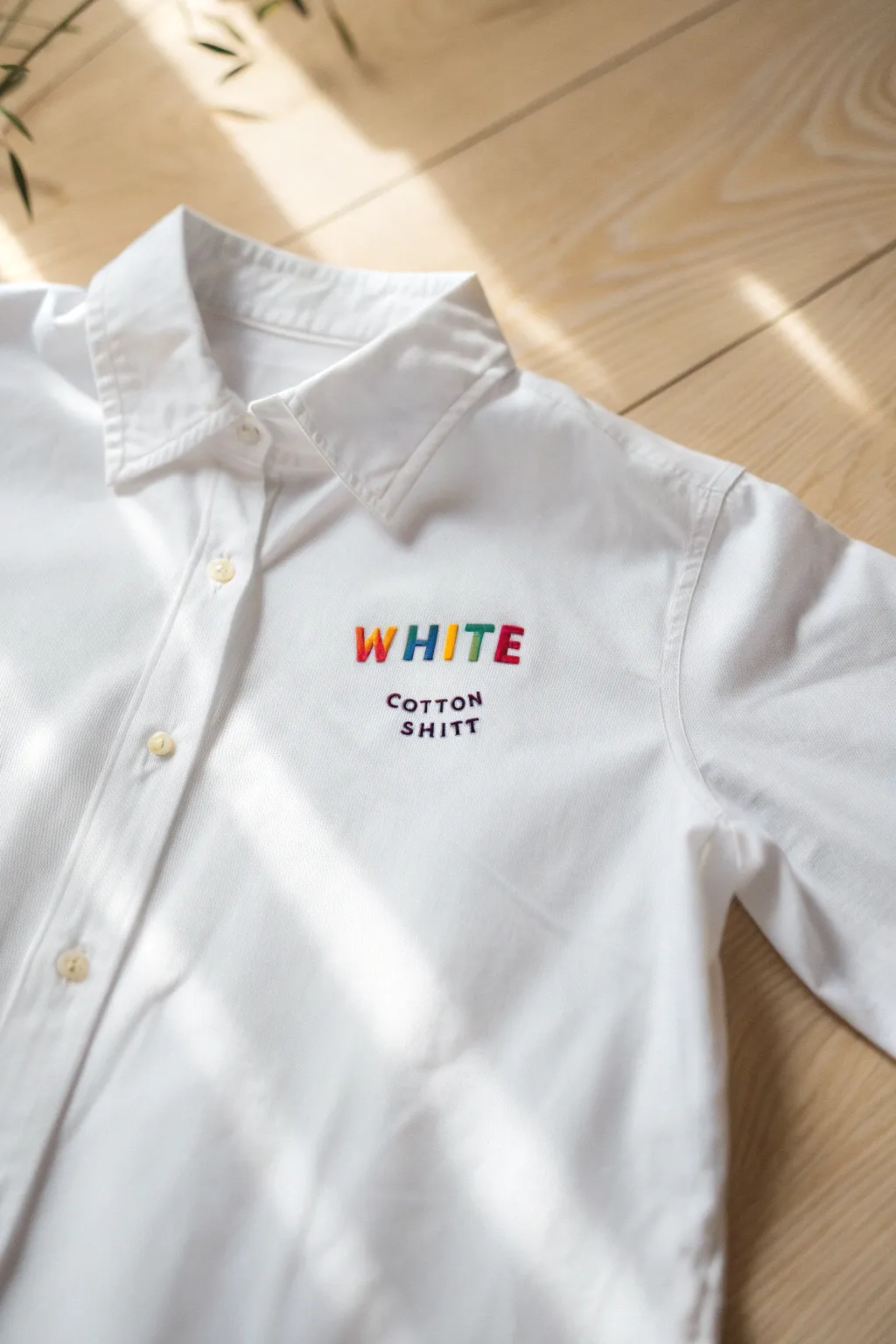 Add a splash of playfulness to your style with bold rainbow monogramming.