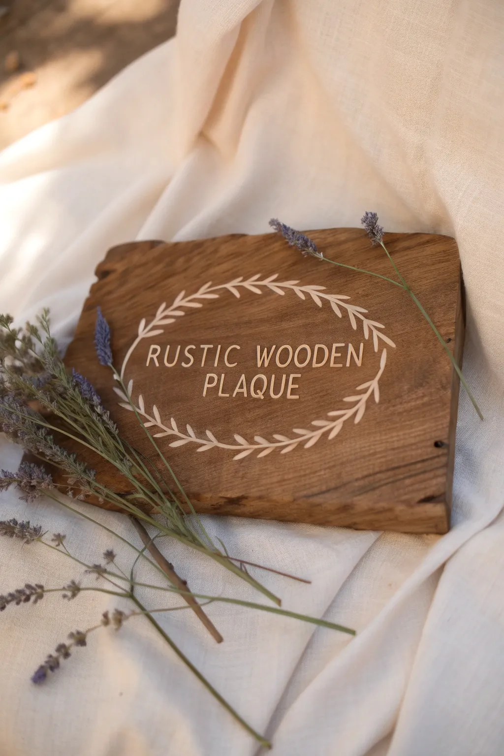 Celebrate timeless stories with a rustic Mother's Day plaque, where simplicity meets natural beauty.