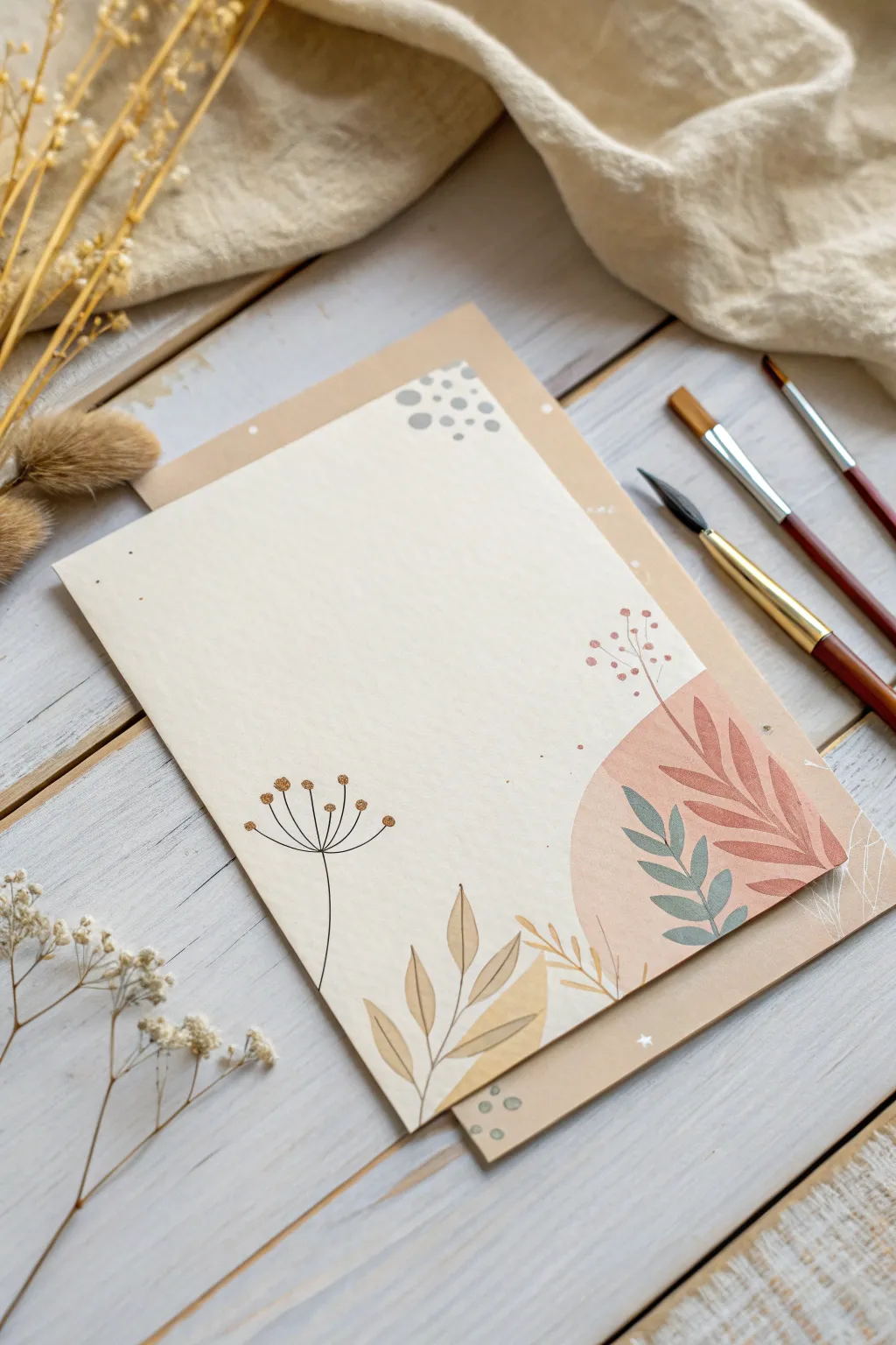 Embrace simplicity and elegance with your own DIY handmade note cards.
