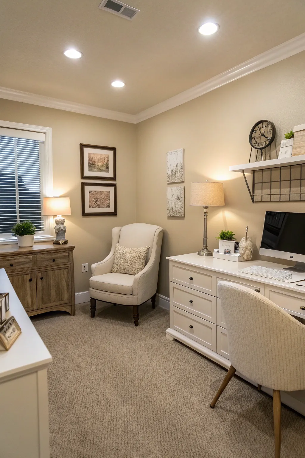 Neutral tones bring peace and harmony to your space.
