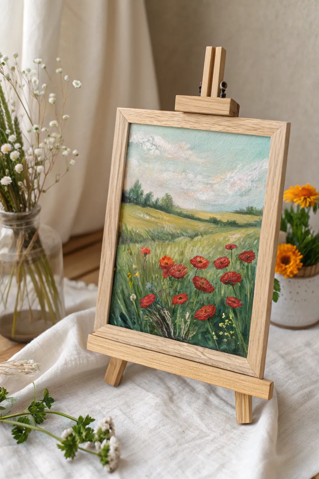 Embrace the essence of spring with a touch of minimalist artistry.