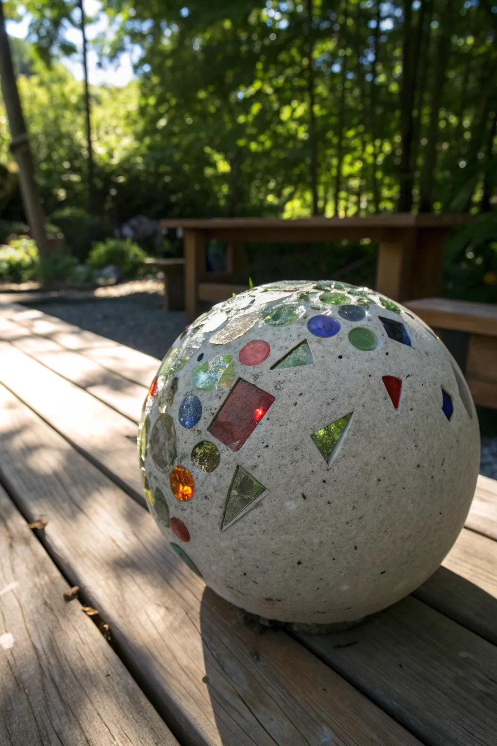 Transform your outdoor space with a touch of geode-inspired artistry.
