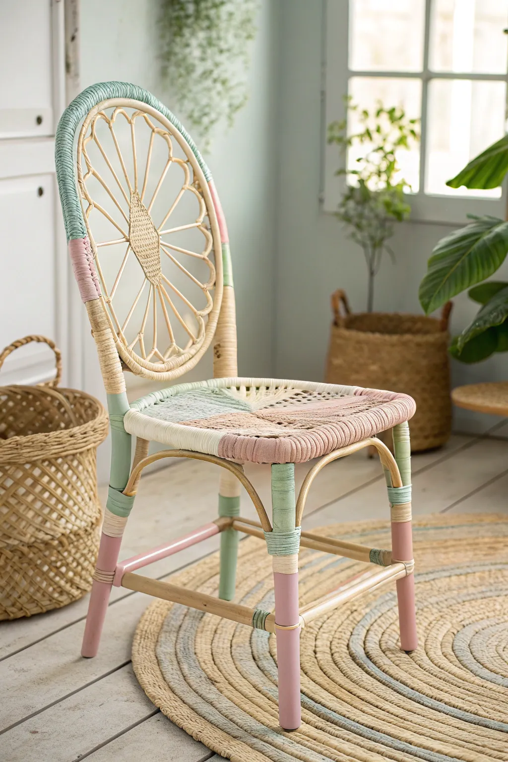 Elevate your space with the charm of two-tone wicker designs—where craftsmanship meets artistic flair.
