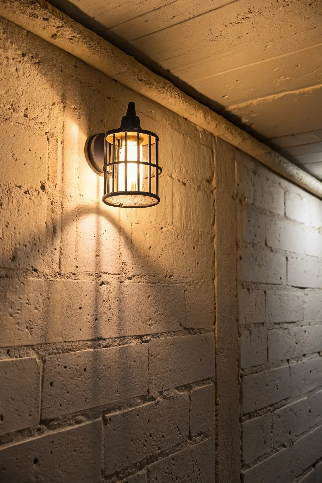 Illuminate your space: Elevate your basement's aesthetic with strategic lighting.