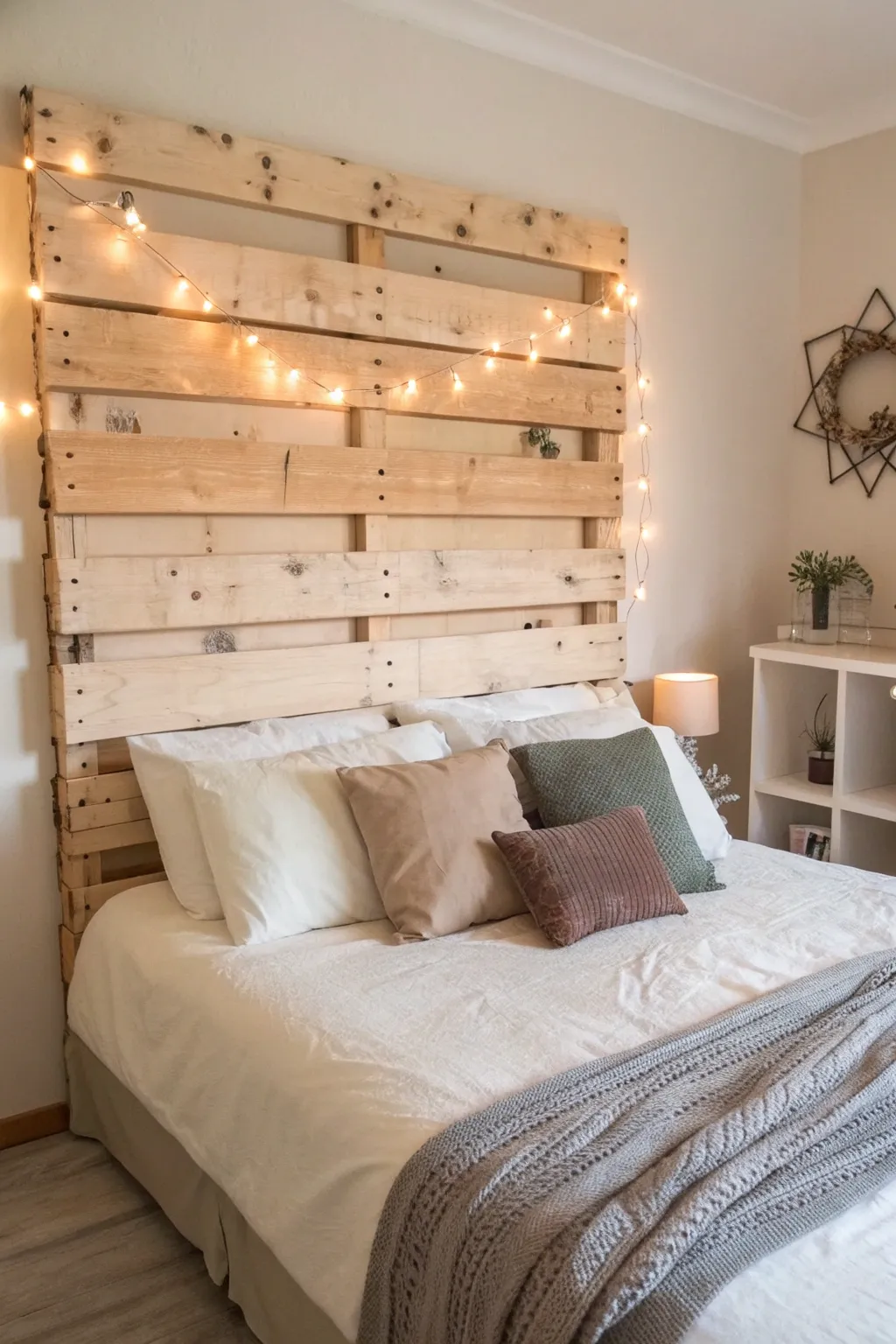Transform your bedroom with a touch of rustic charm and Scandinavian elegance. ✨