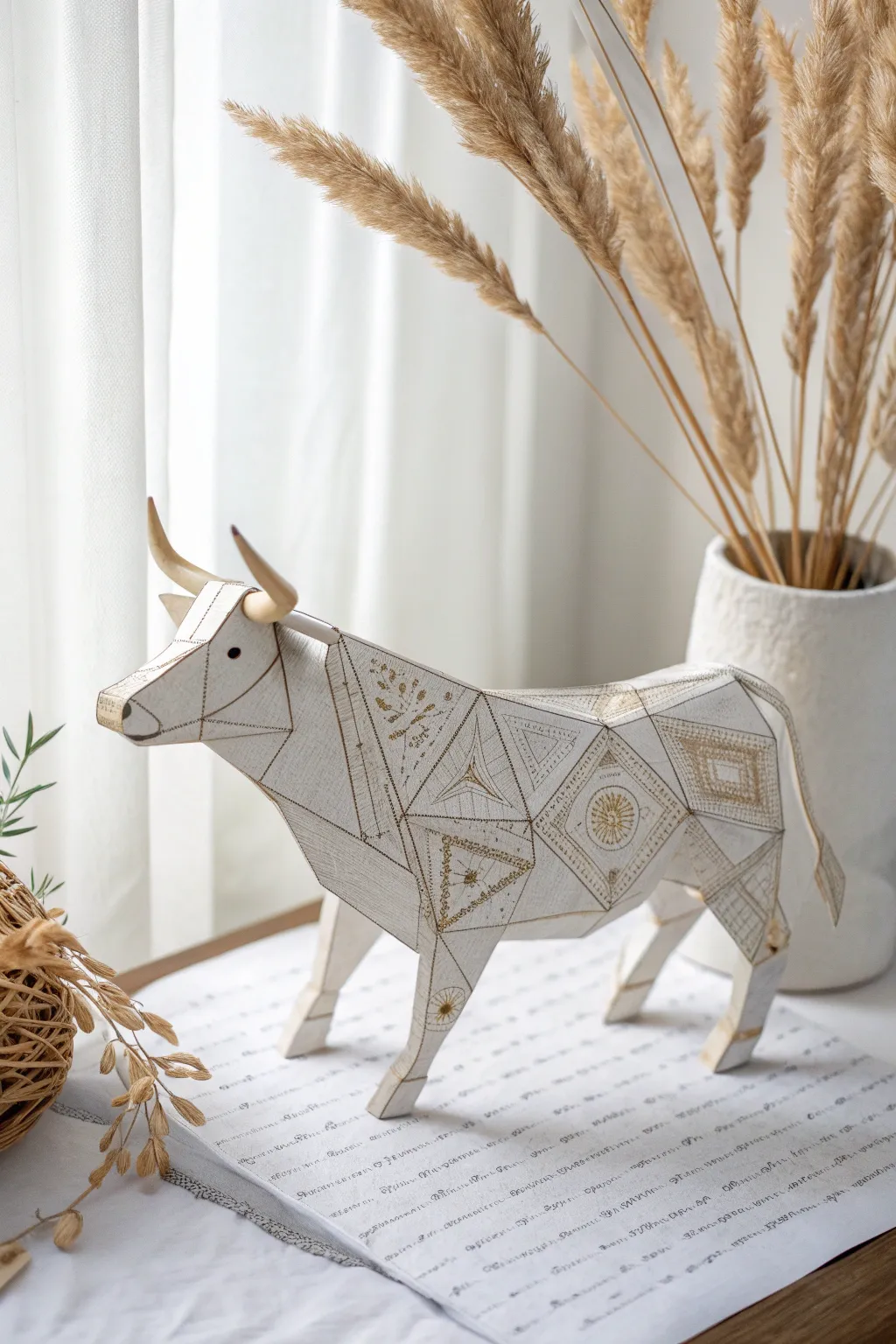 Discover the art of interactive paper crafting with this charming paper cow—where simplicity meets playful creativity.
