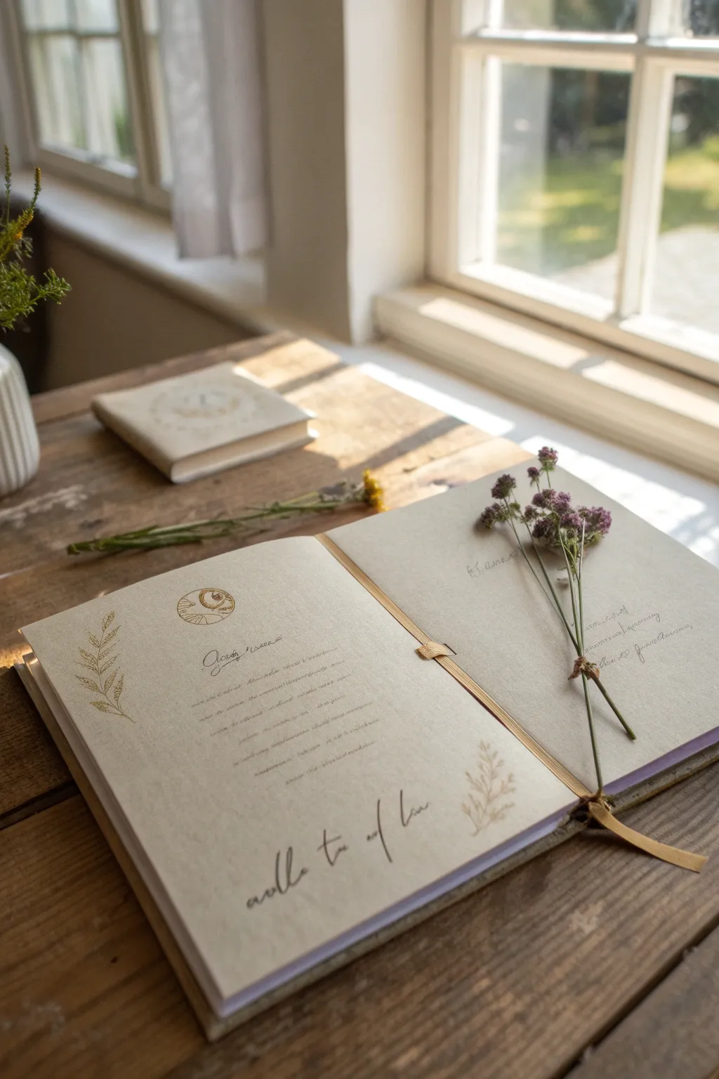 Capture memories with elegance and simplicity in a handcrafted photo album.