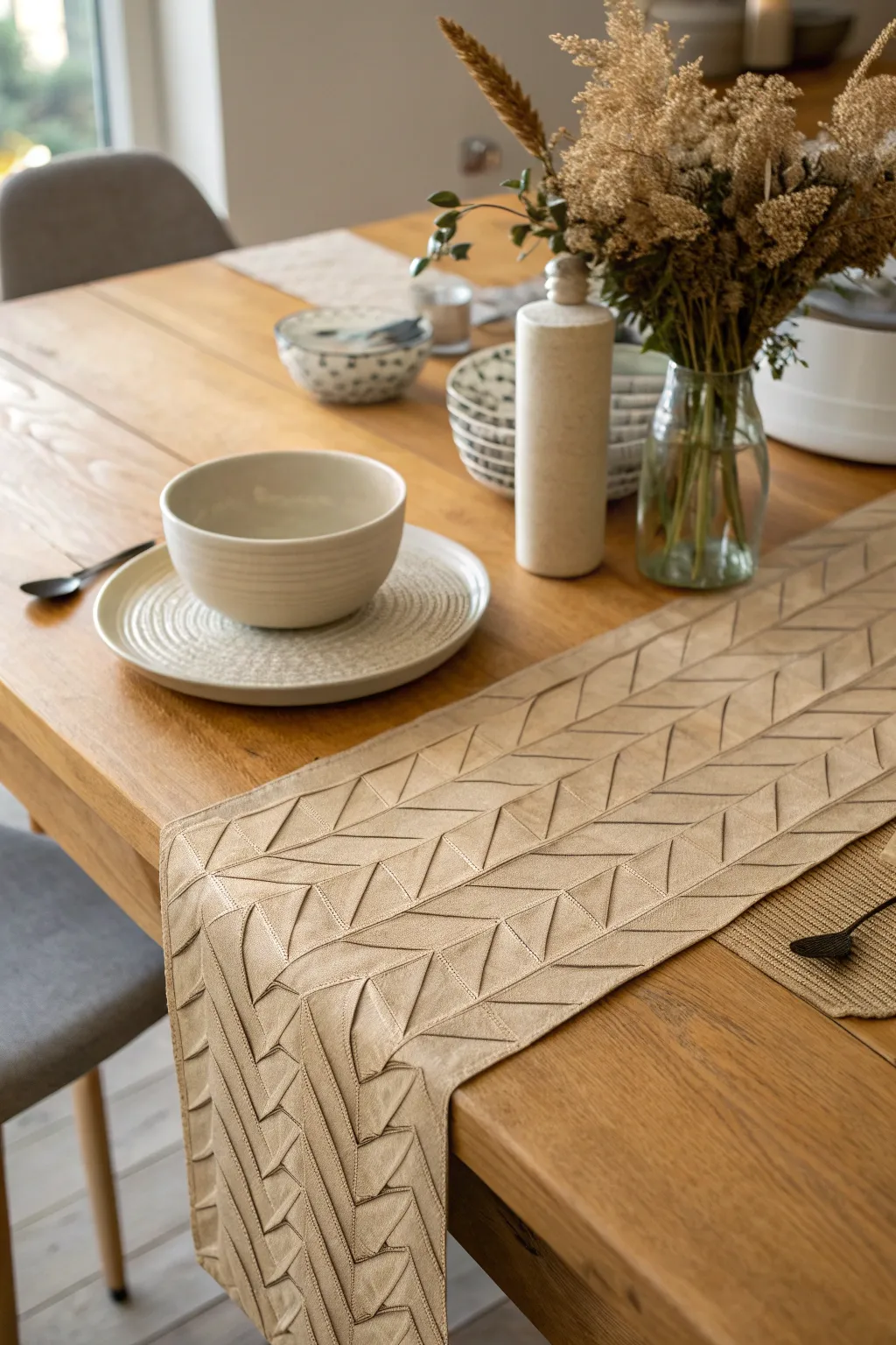 Transform paper bags into a rustic-chic table runner for your next gathering, and impress your guests with sustainable style.