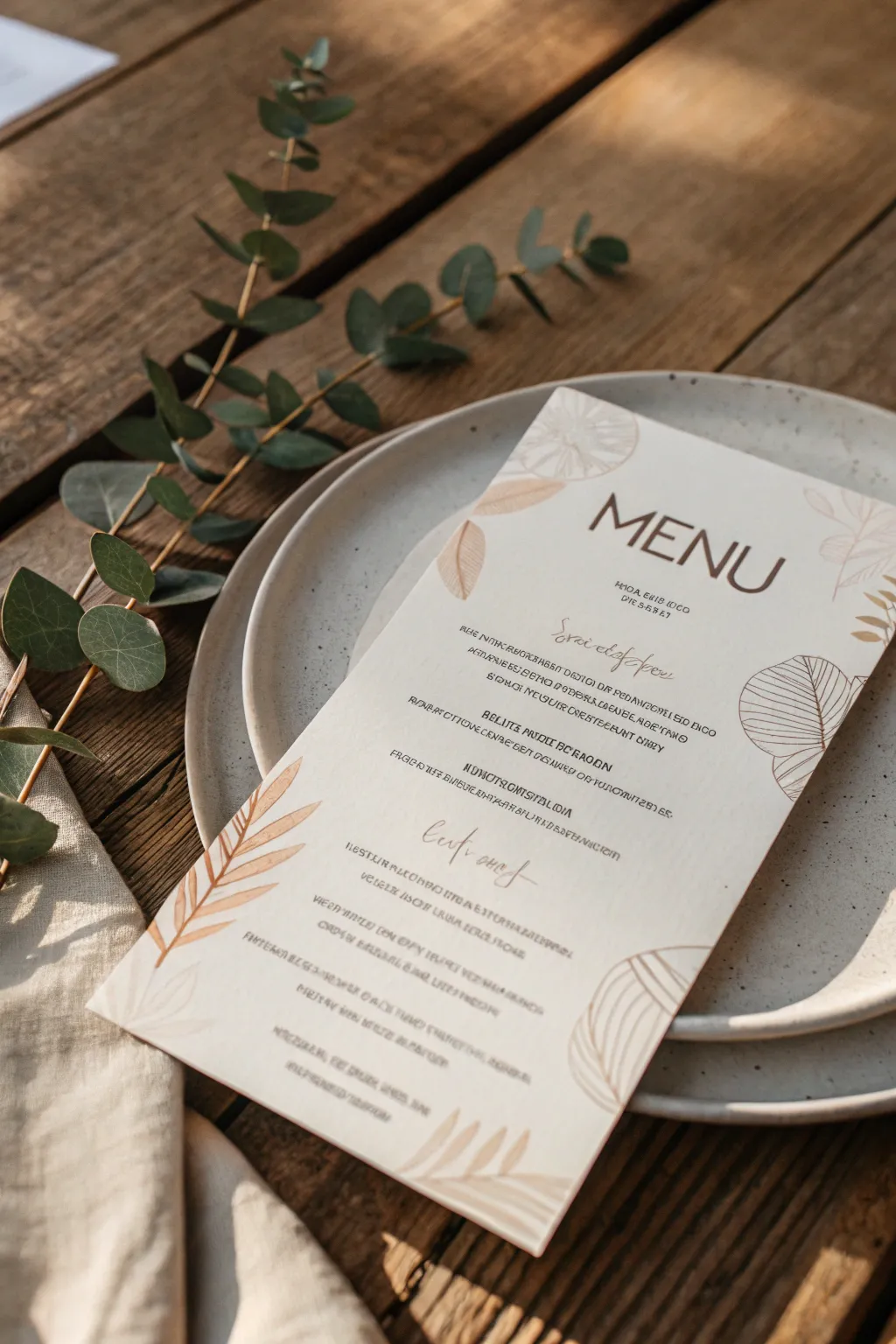 Discover today's culinary delights with our beautifully designed daily specials menu.