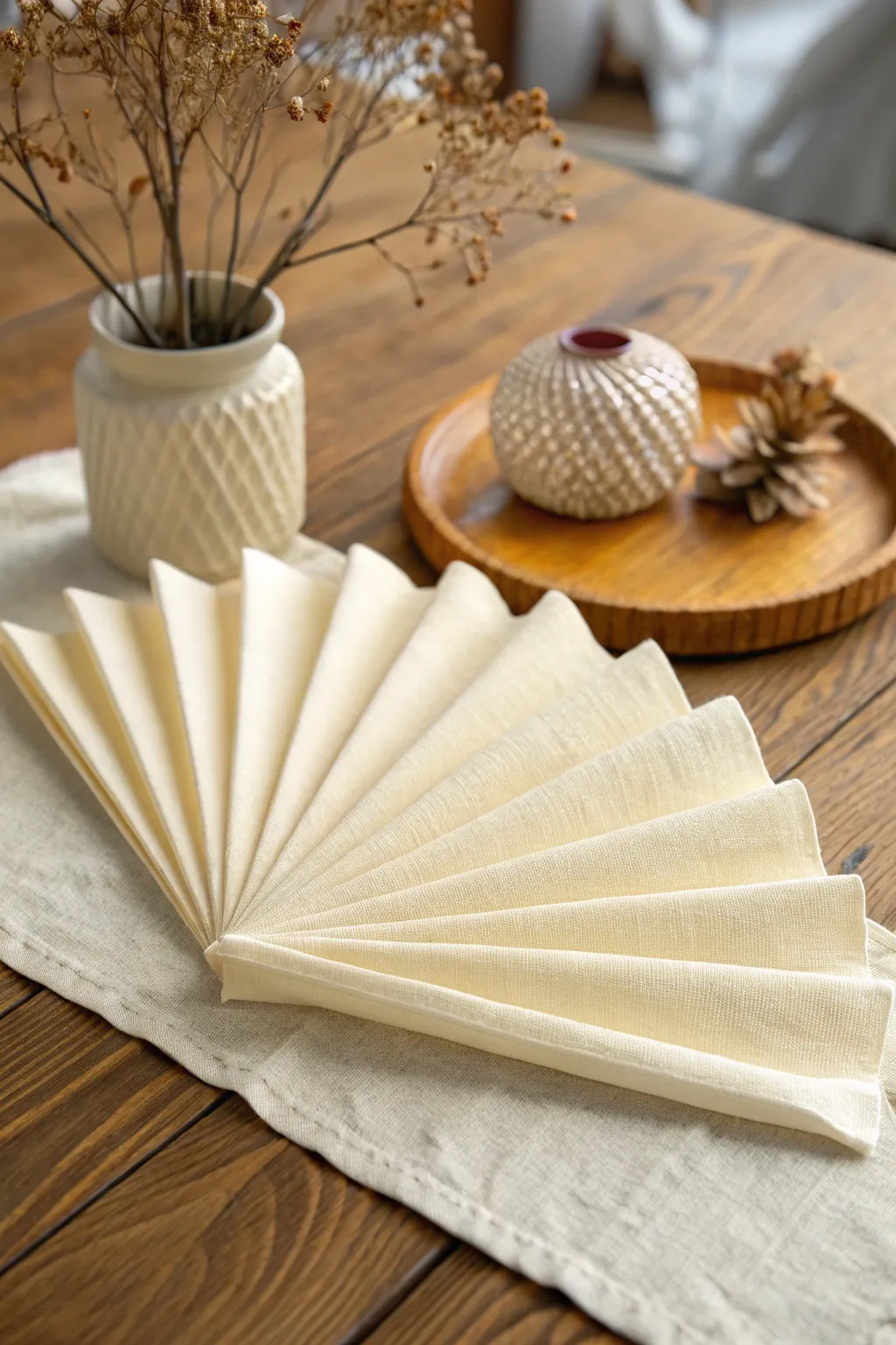 Elevate your table setting with timeless elegance—discover the art of the fan fold.