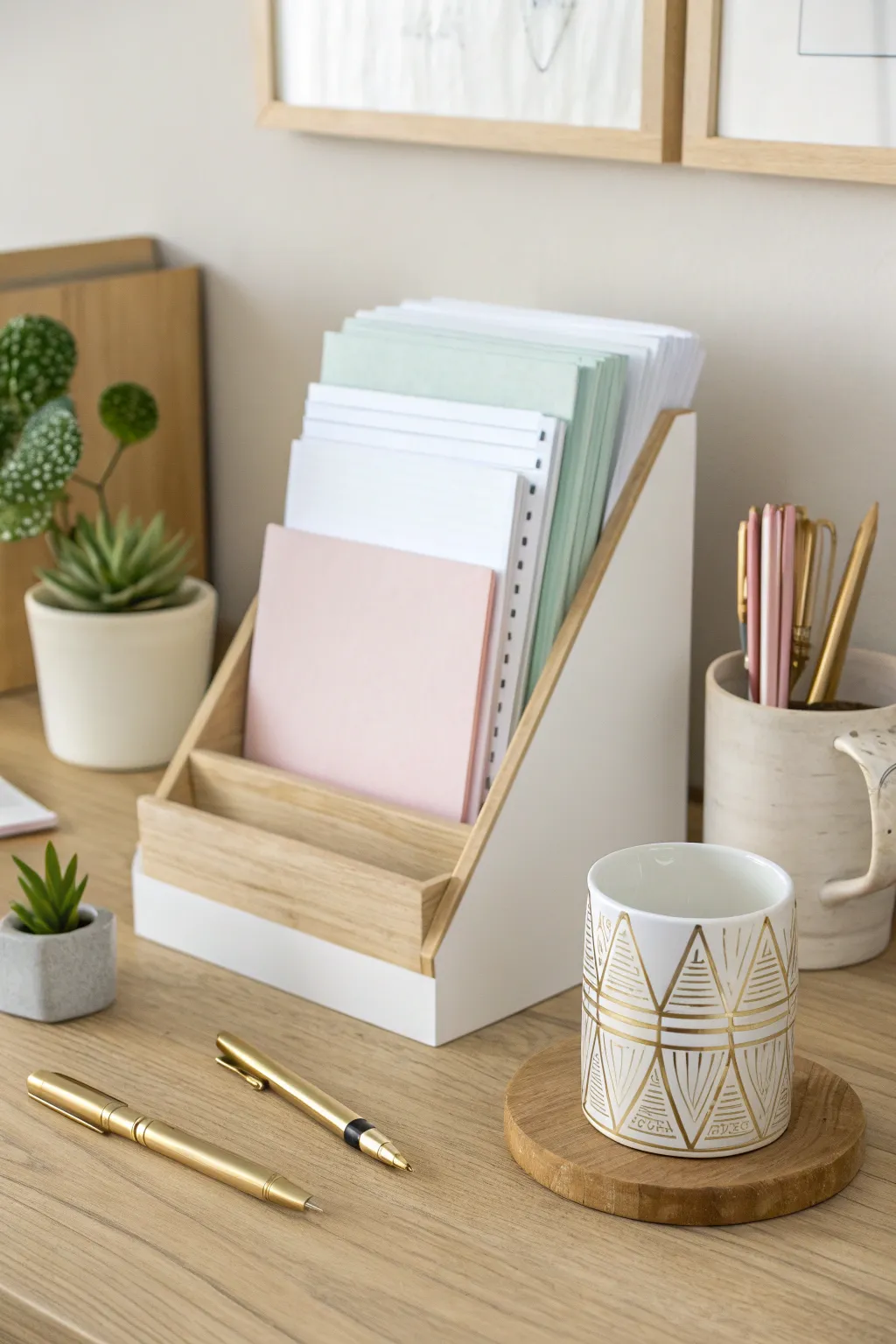 Elevate your crafting with a chic DIY paper station that blends Scandinavian minimalism with Boho charm.