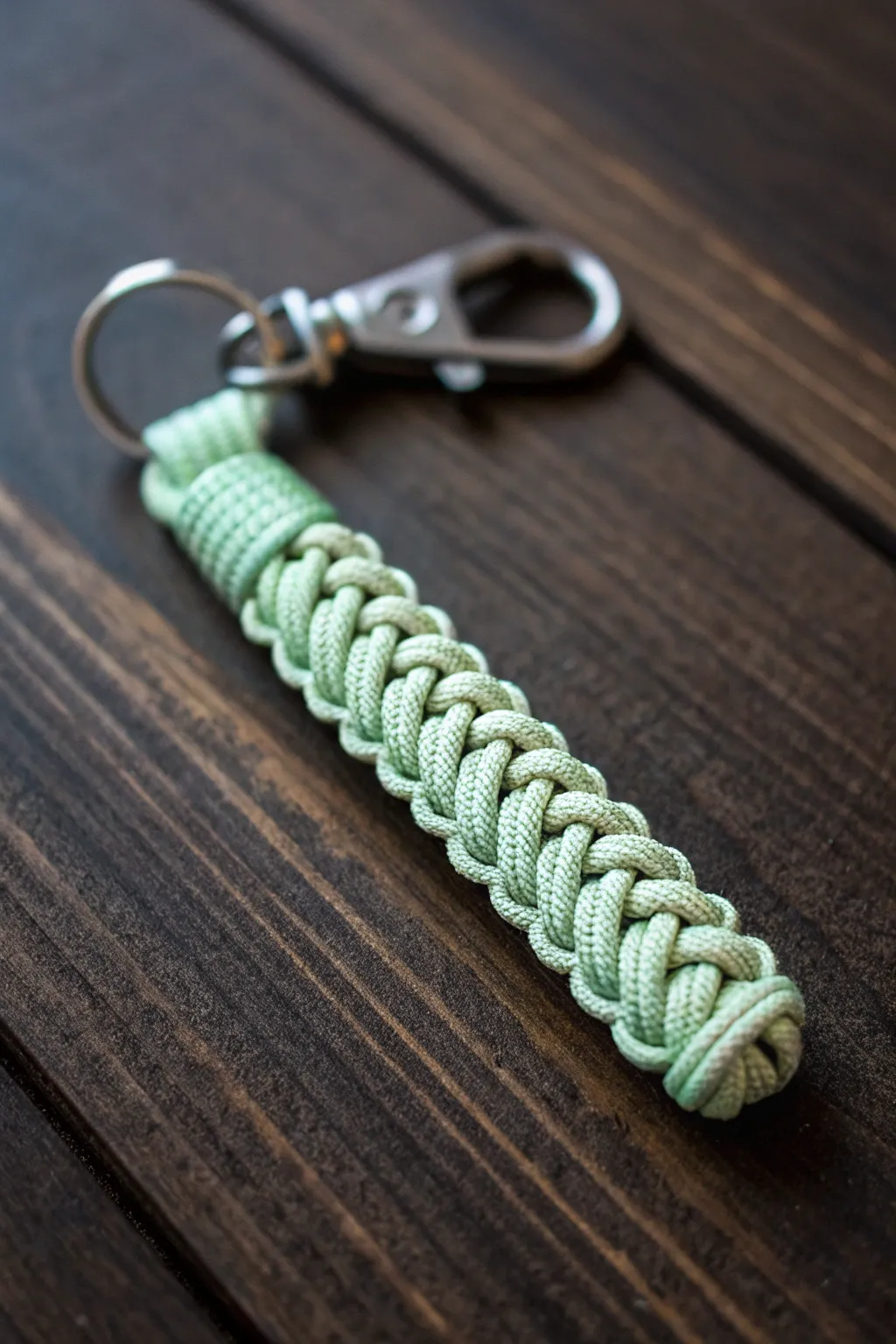 Illuminate your style with a glow-in-the-dark paracord keychain – where craftsmanship meets mystery.