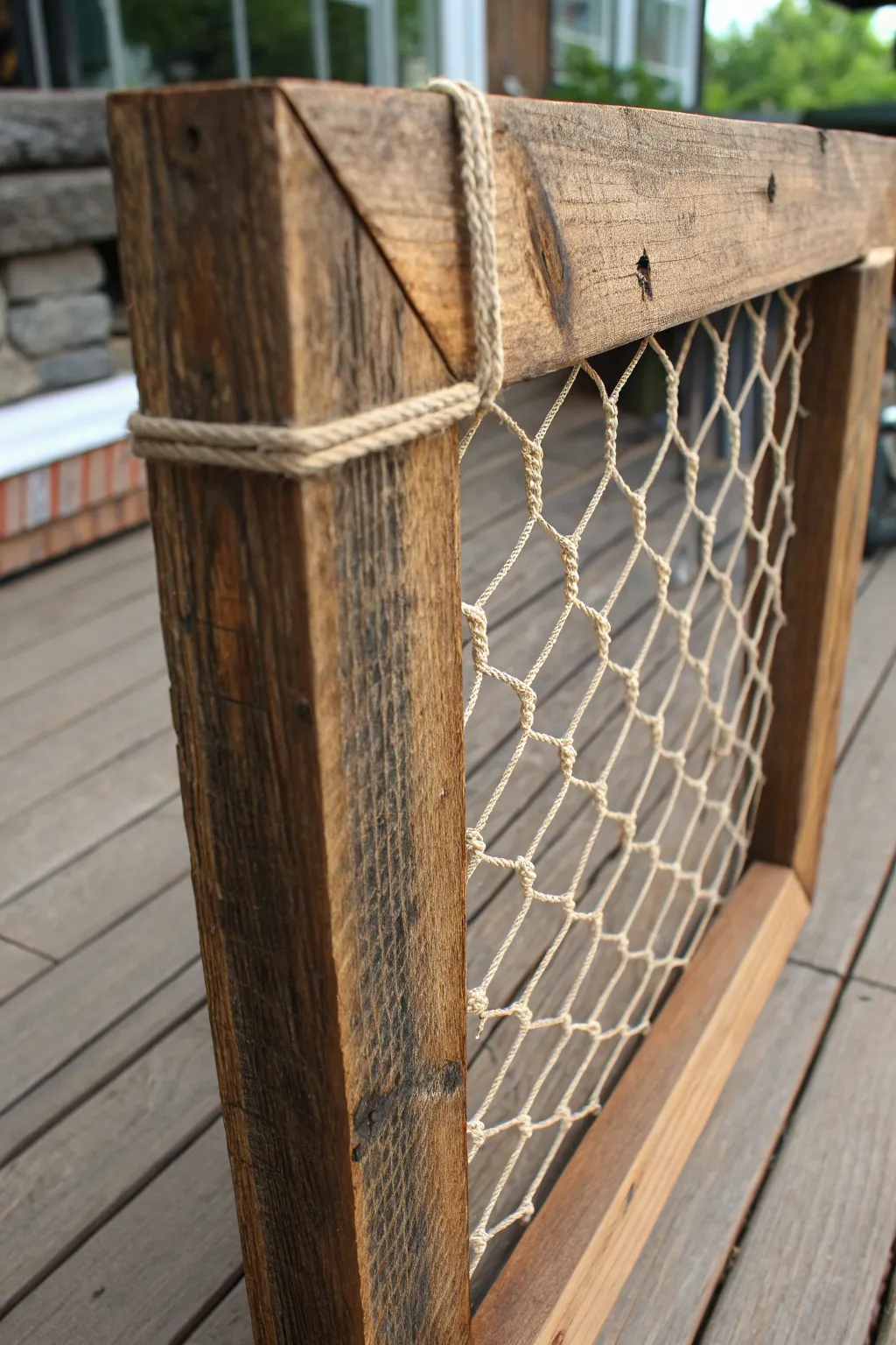 Enhance your patio with the charm of rustic craftsmanship.