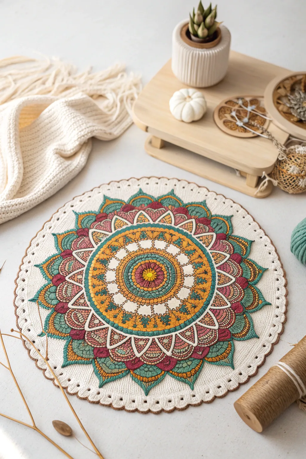 Celebrate your roots with a cultural reflection mandala—where heritage meets artistry.