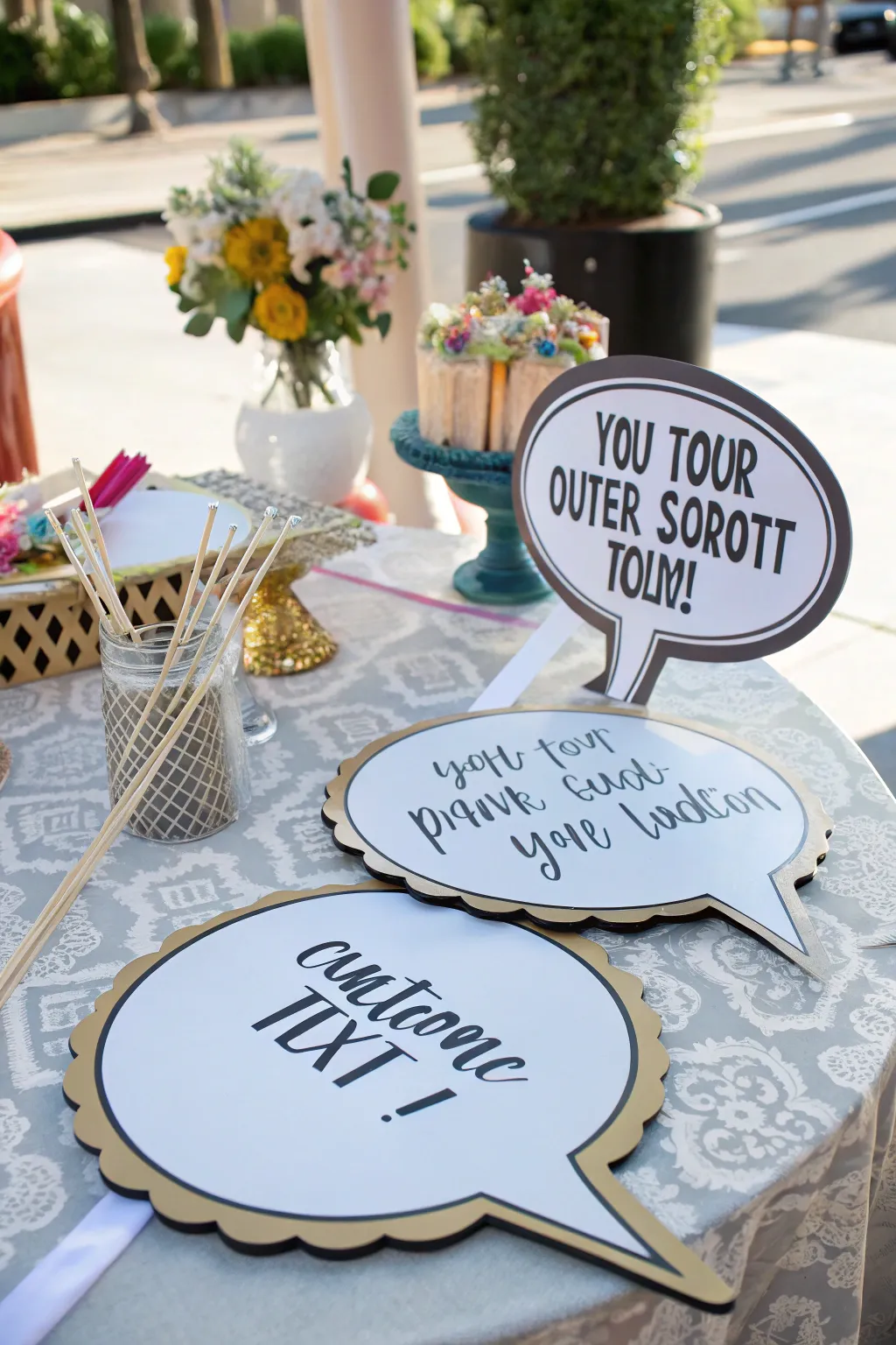 Customize your message with fun speech bubbles