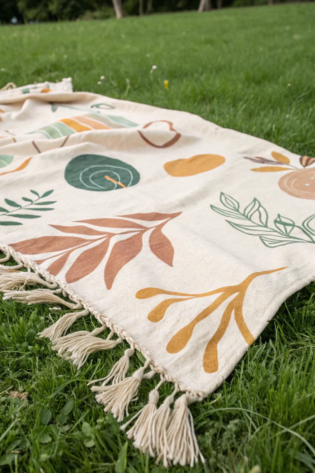 Transform your picnic experience with a blanket that's a masterpiece in itself, where art meets nature.
