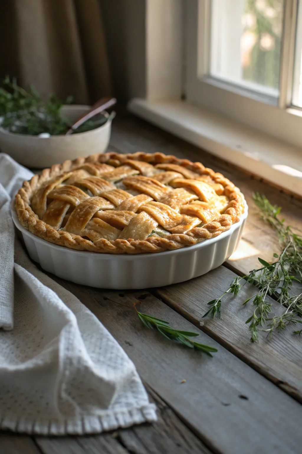 Elevate your pie game with a stunning braided border - a touch of elegance for every home baker.