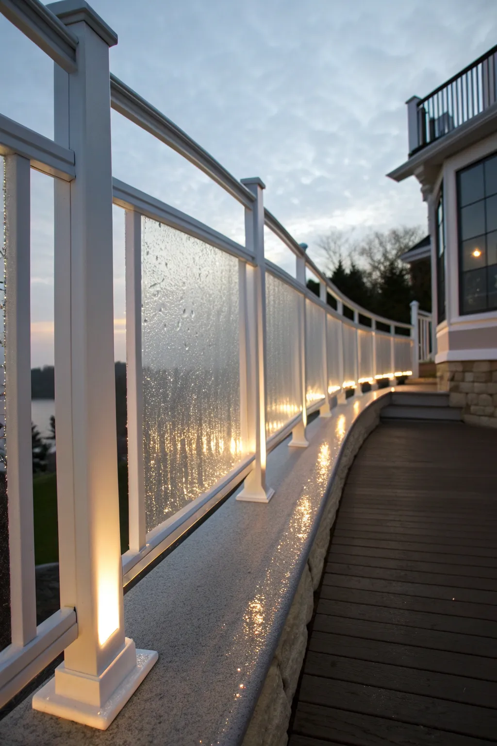 Elevate your outdoor space with the elegance of frosted plexiglass.