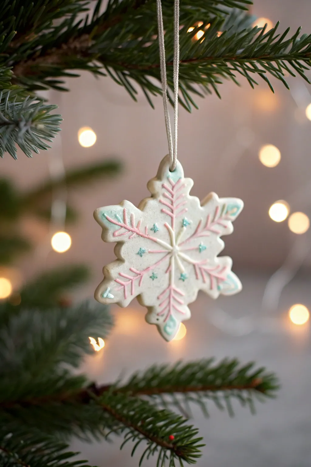Embrace the beauty of simplicity with handcrafted polymer clay snowflakes this holiday season.