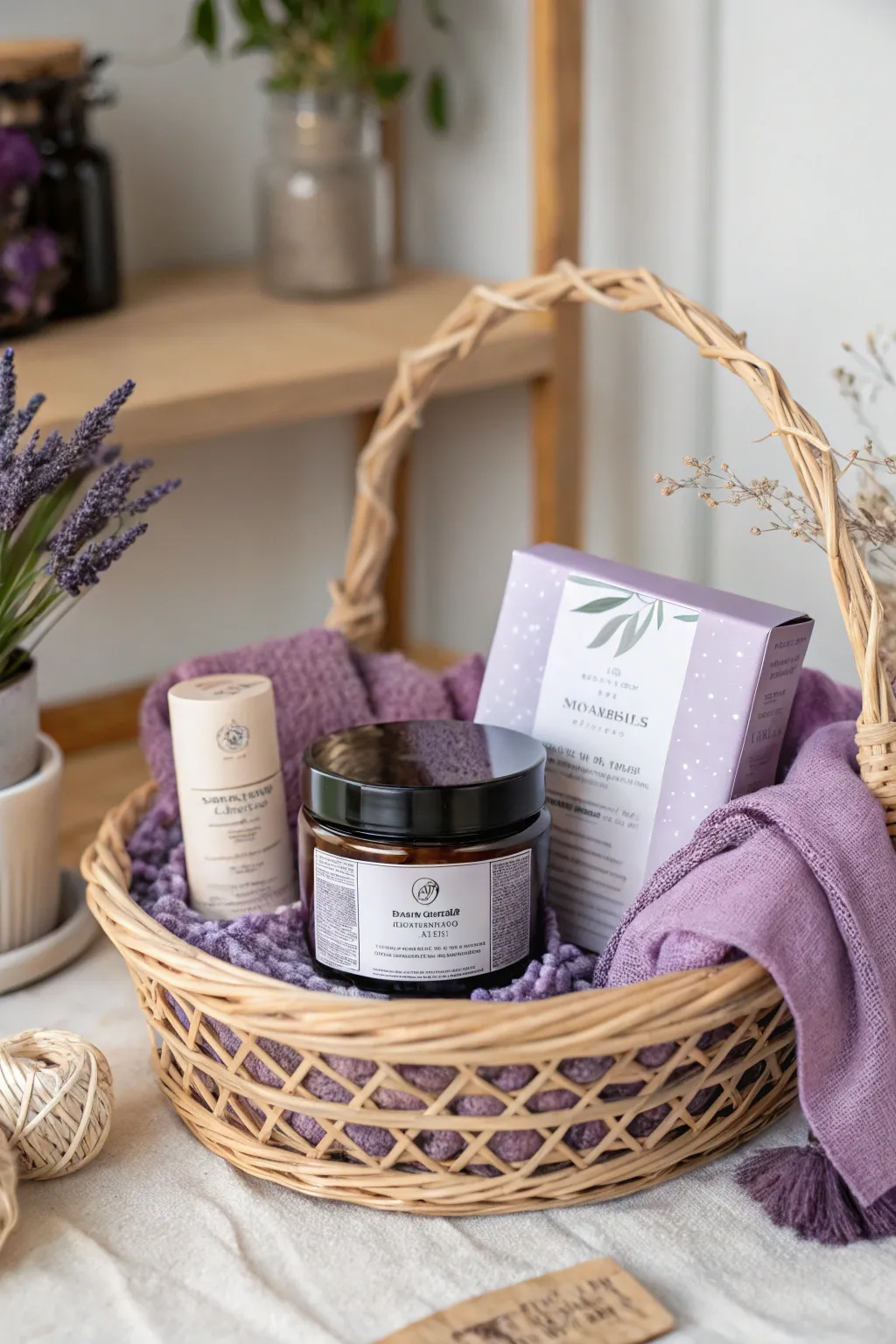 Indulge in a Purple Pampering Kit: Elevate your skincare routine with a touch of luxury.