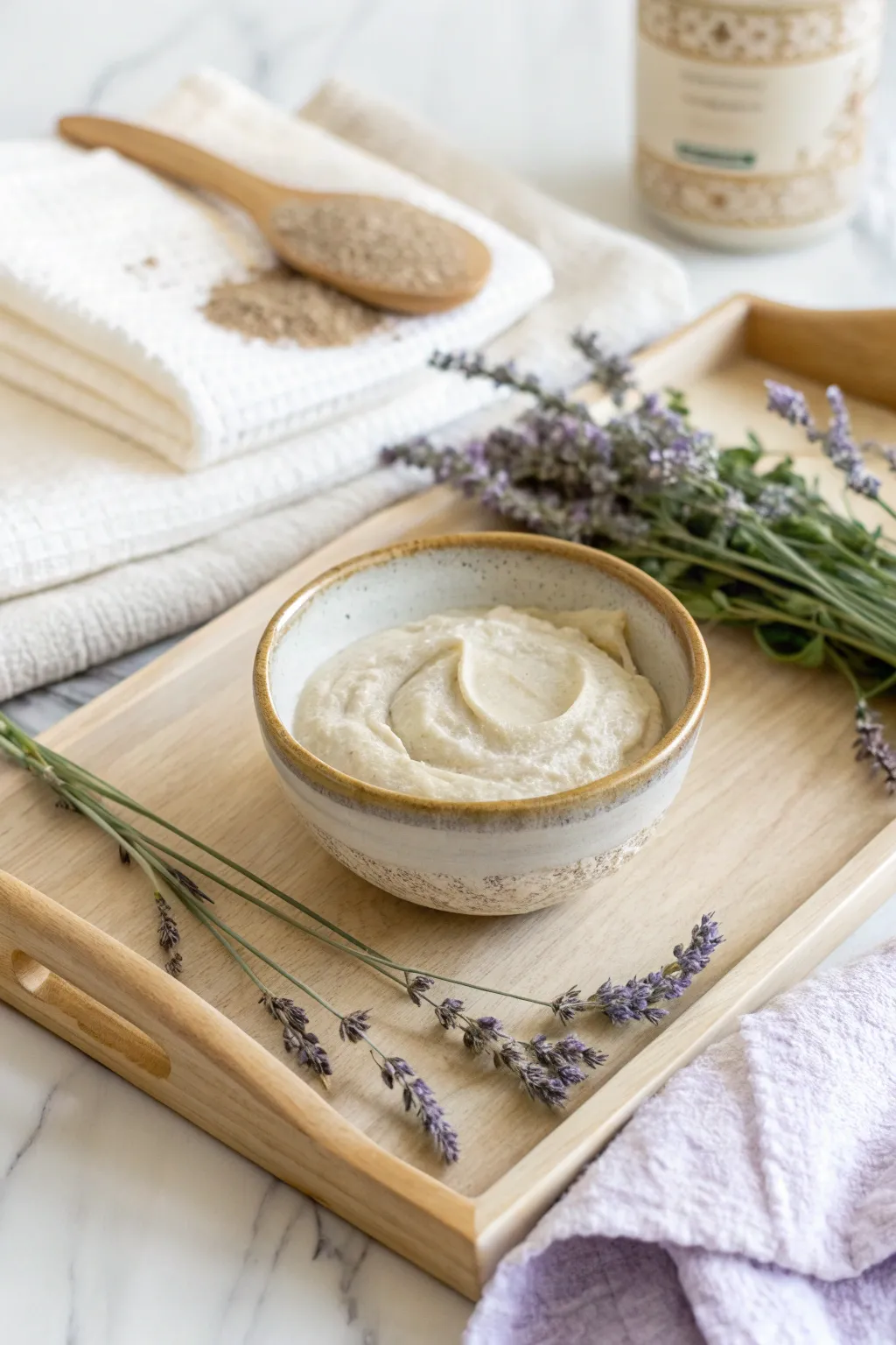 Indulge in a serene DIY spa day with natural beauty remedies. 🌿✨