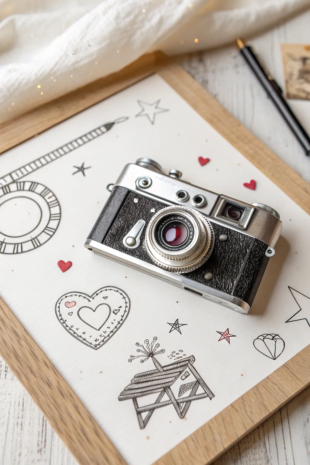 Capture creativity with every sketch—vintage charm meets modern imagination.