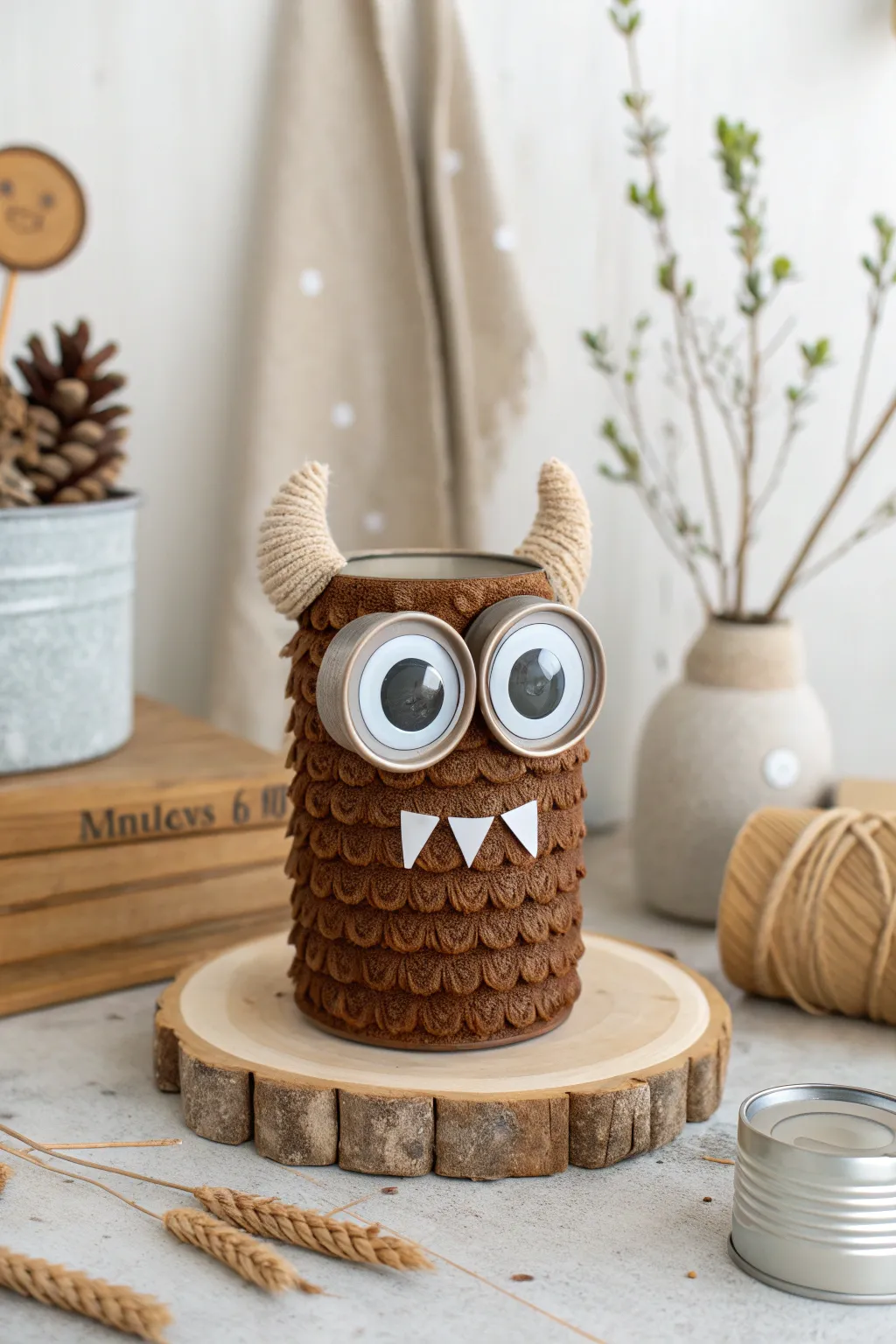 Transform jar lids into whimsical monster eyes for a playful touch of personality and charm!