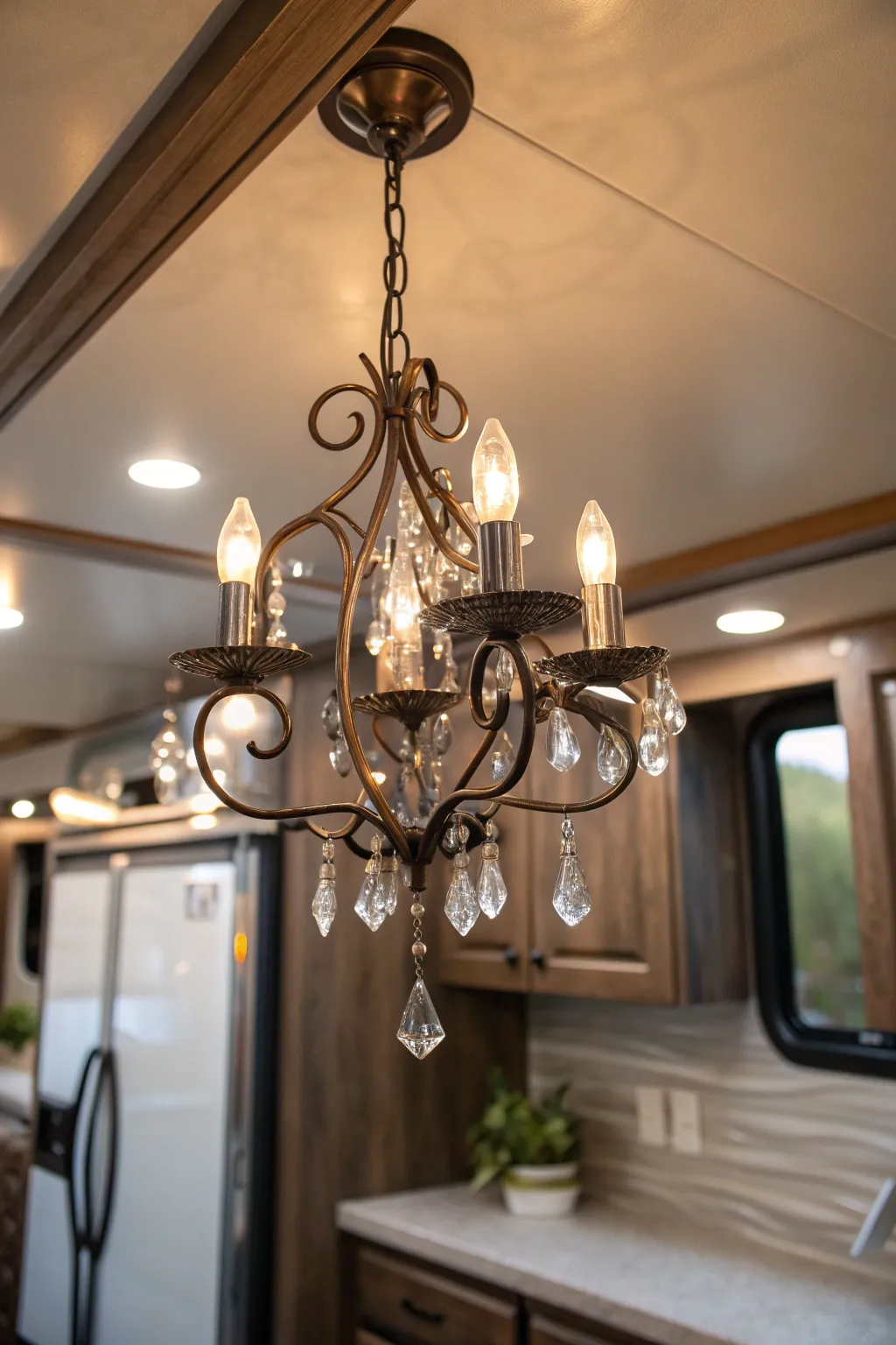 Transform your trailer into a chic escape with elegant LED lighting and a touch of craftsmanship.