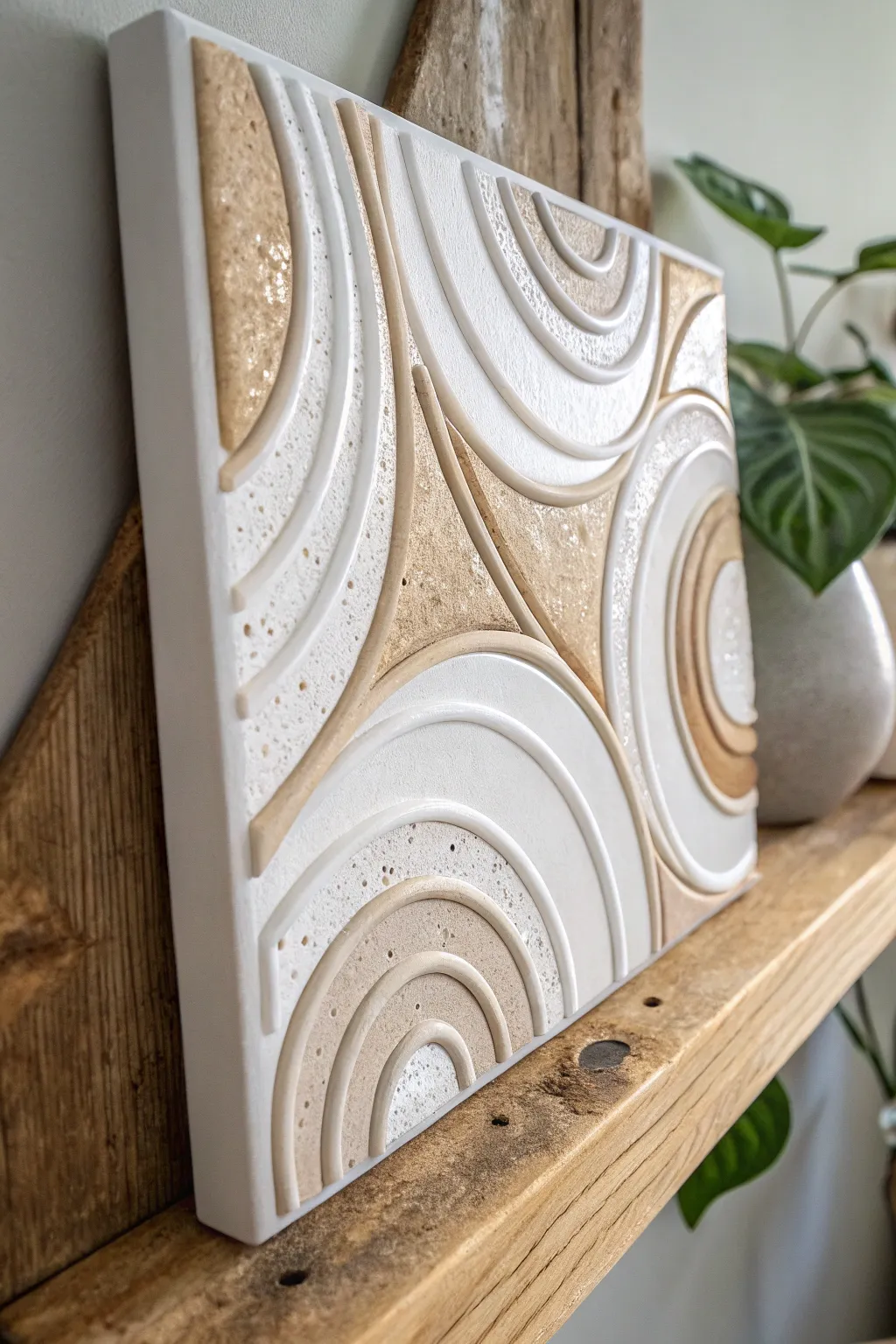 Elevate your space with 3D resin art: where minimalism meets tactile elegance.