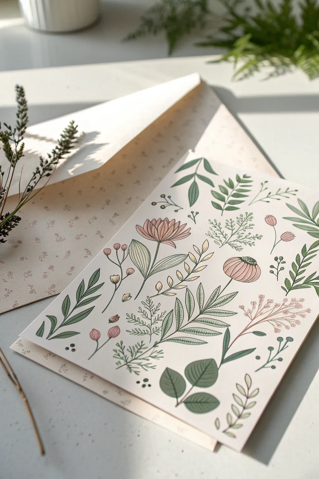 Celebrate new beginnings with a touch of nature's elegance. 🍃✨