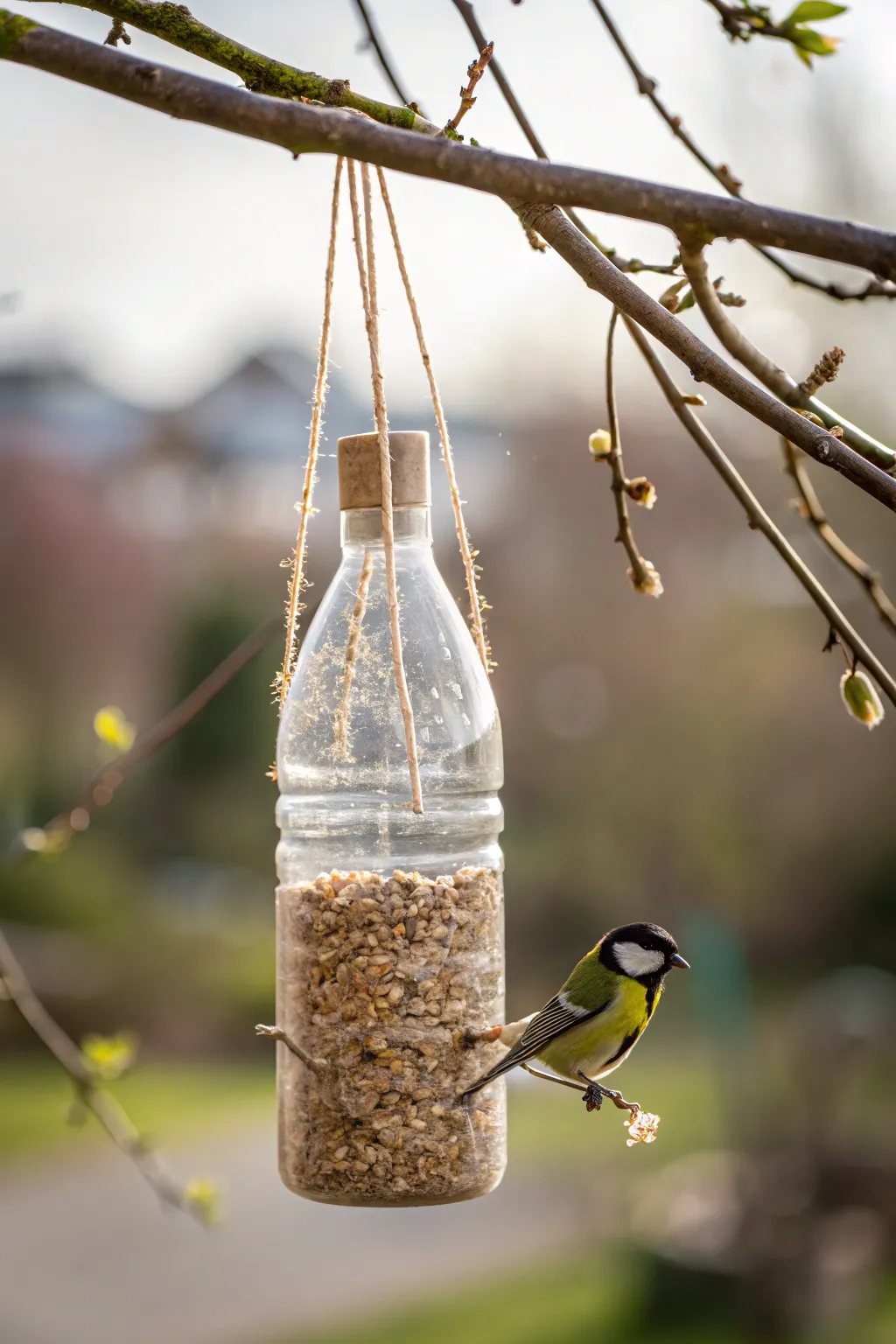 Invite nature into your garden with this charming DIY bird feeder!