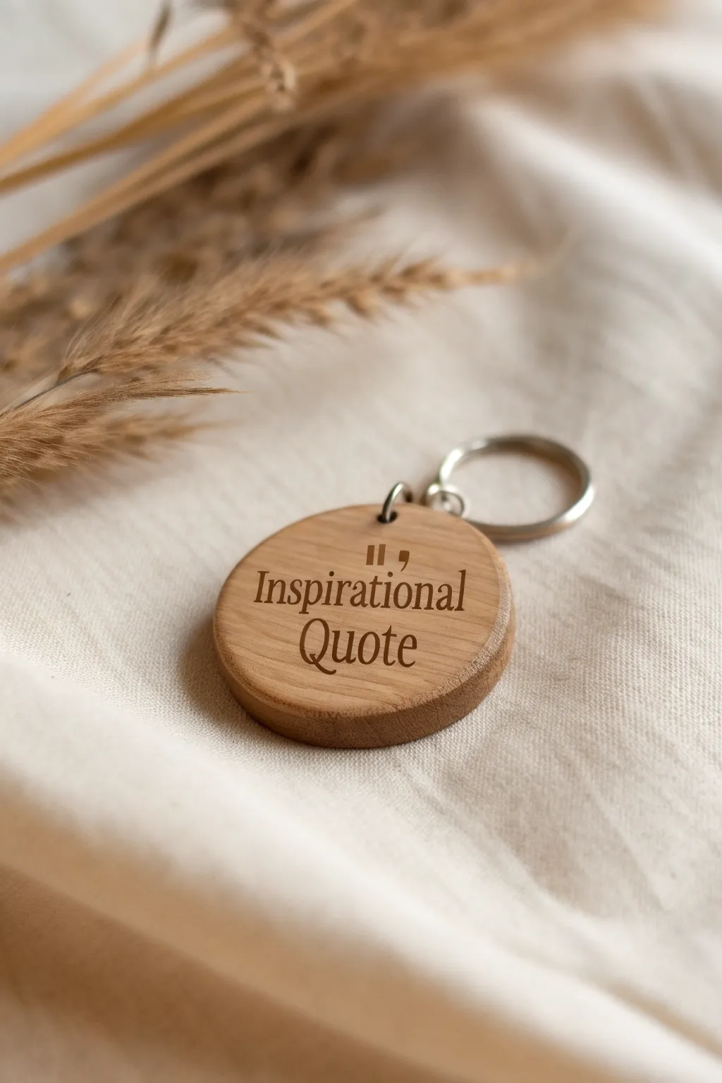 Carry positivity with you: A beautifully crafted keychain to inspire your every day.