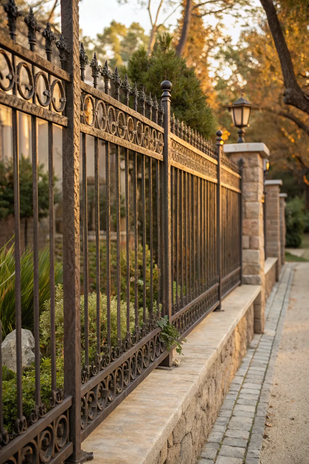 Elevate your outdoor space with the timeless elegance of vertical metal slats.