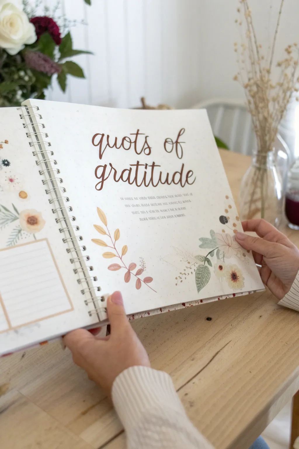 Celebrate the art of motherhood with heartfelt hand-lettered quotes in your scrapbook.