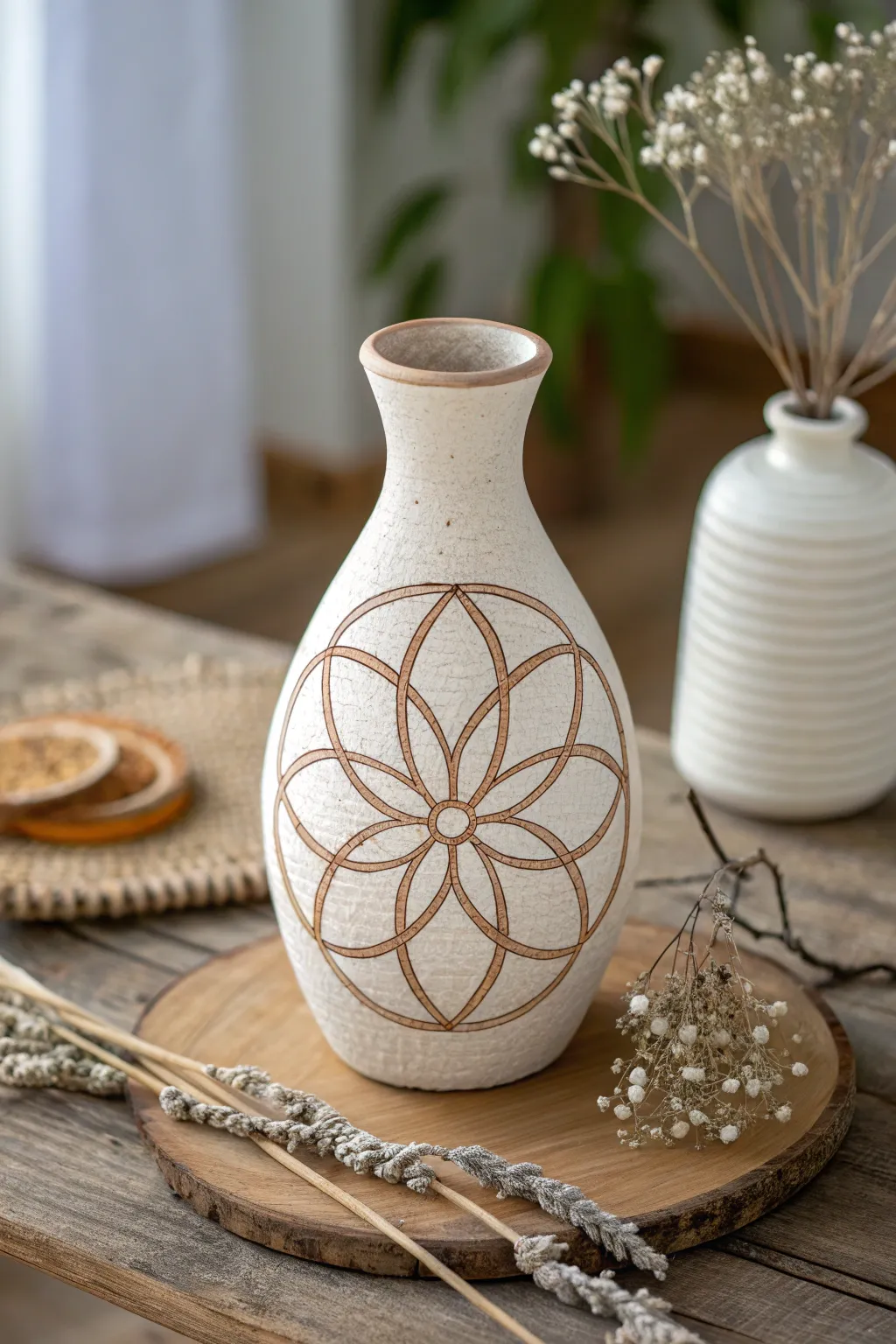Embrace the harmony of nature and art with Seed of Life pottery.