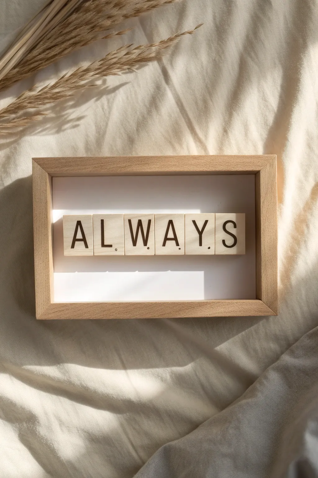 Spell out love with a touch of minimalism - a perfect gift idea for him.