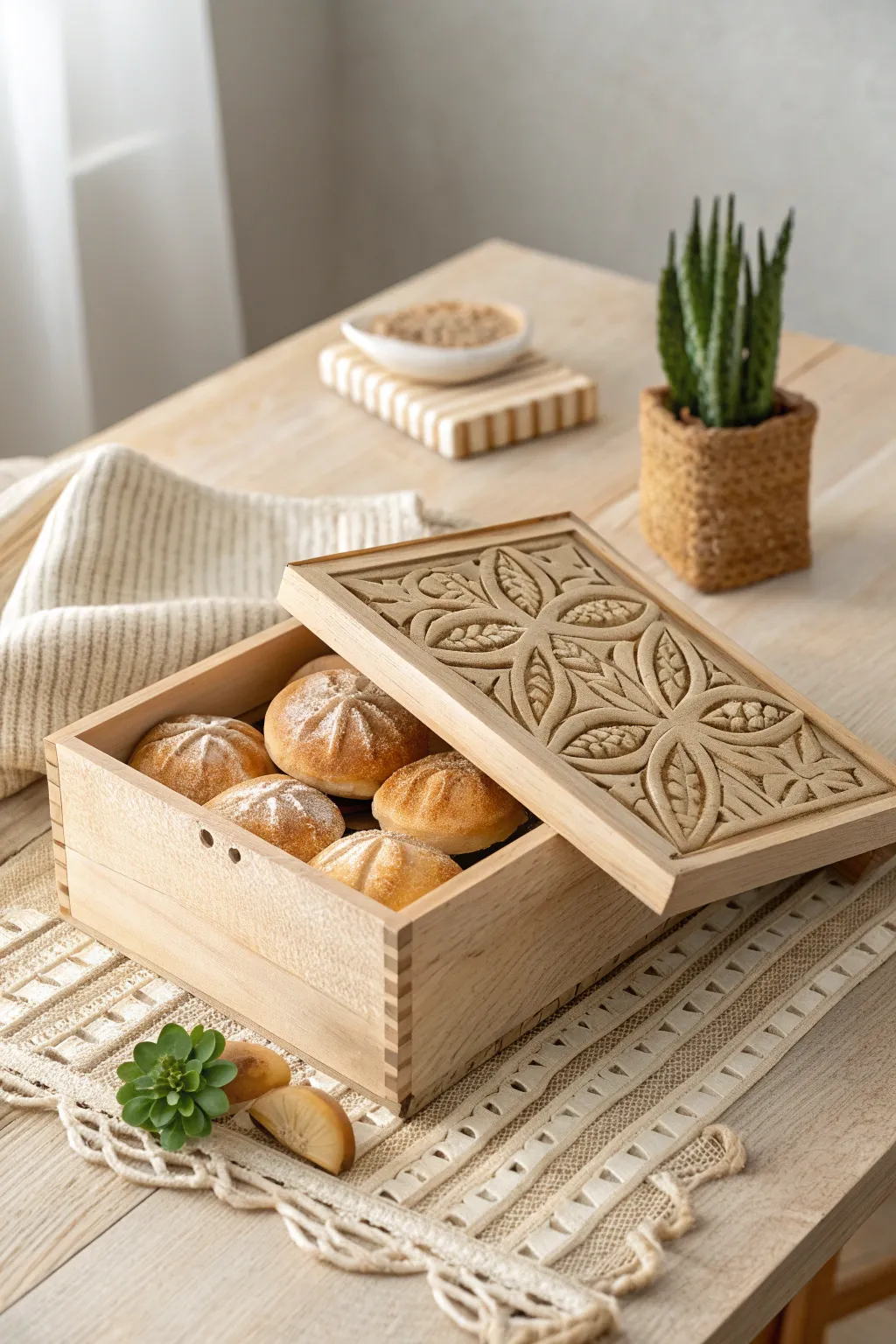 Celebrate memories with a handcrafted shoebox ofrenda, filled with miniature food offerings.