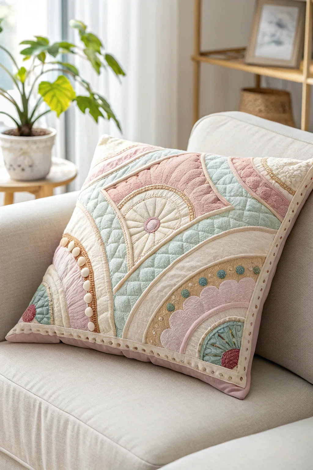 Elevate your space with the charm of handcrafted quilted pillow covers.