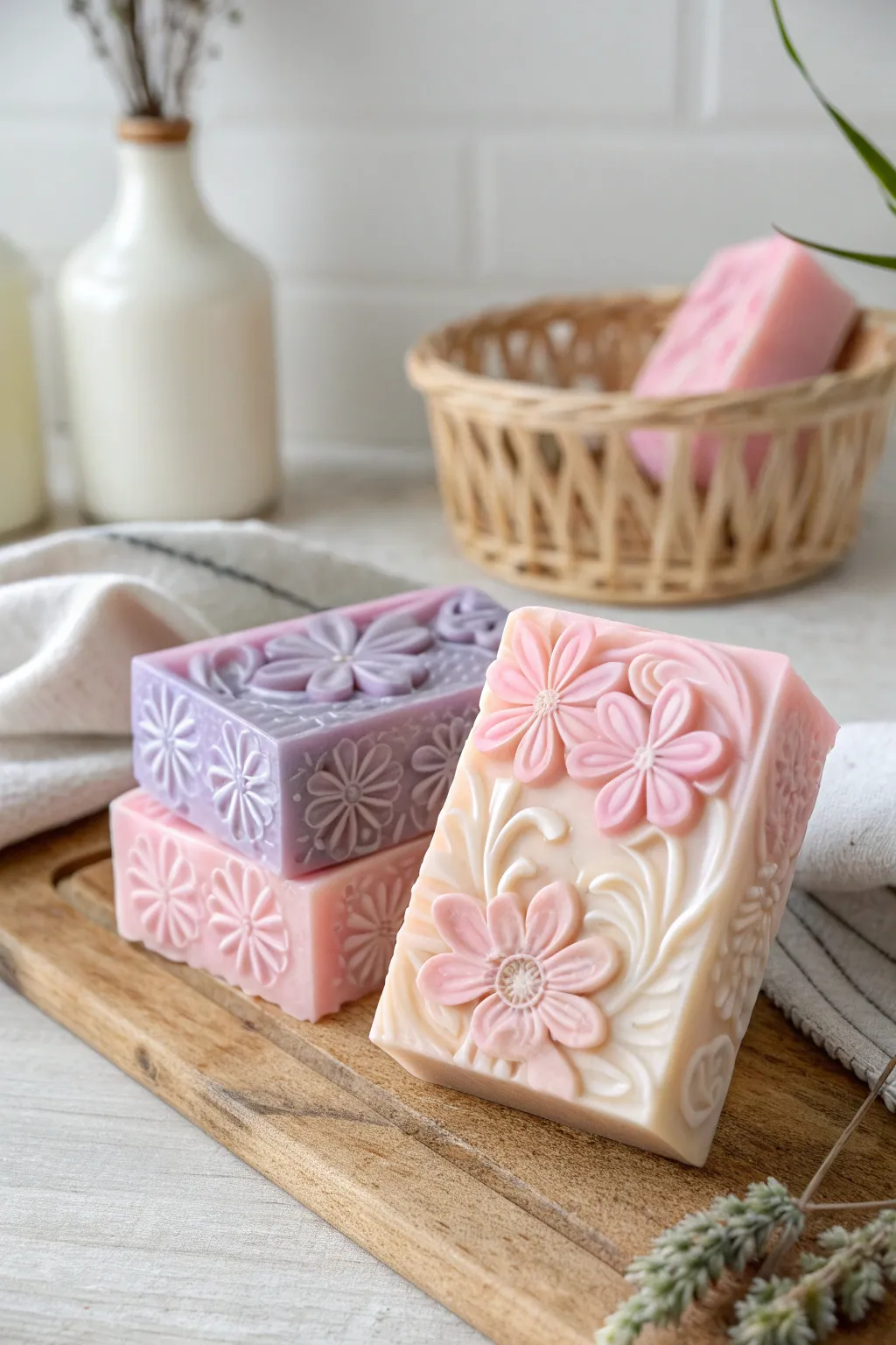 Embrace the artistry of nature with these exquisite flower carvings, bringing a breath of spring into your home.