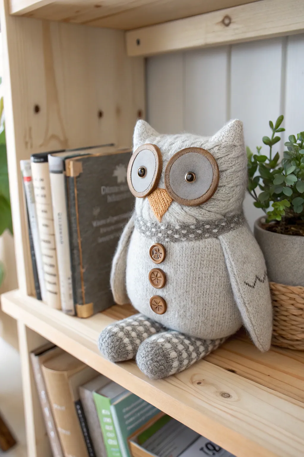 Meet your new crafting companion: the Wise Owl Sock Pal, a perfect blend of simplicity and charm.