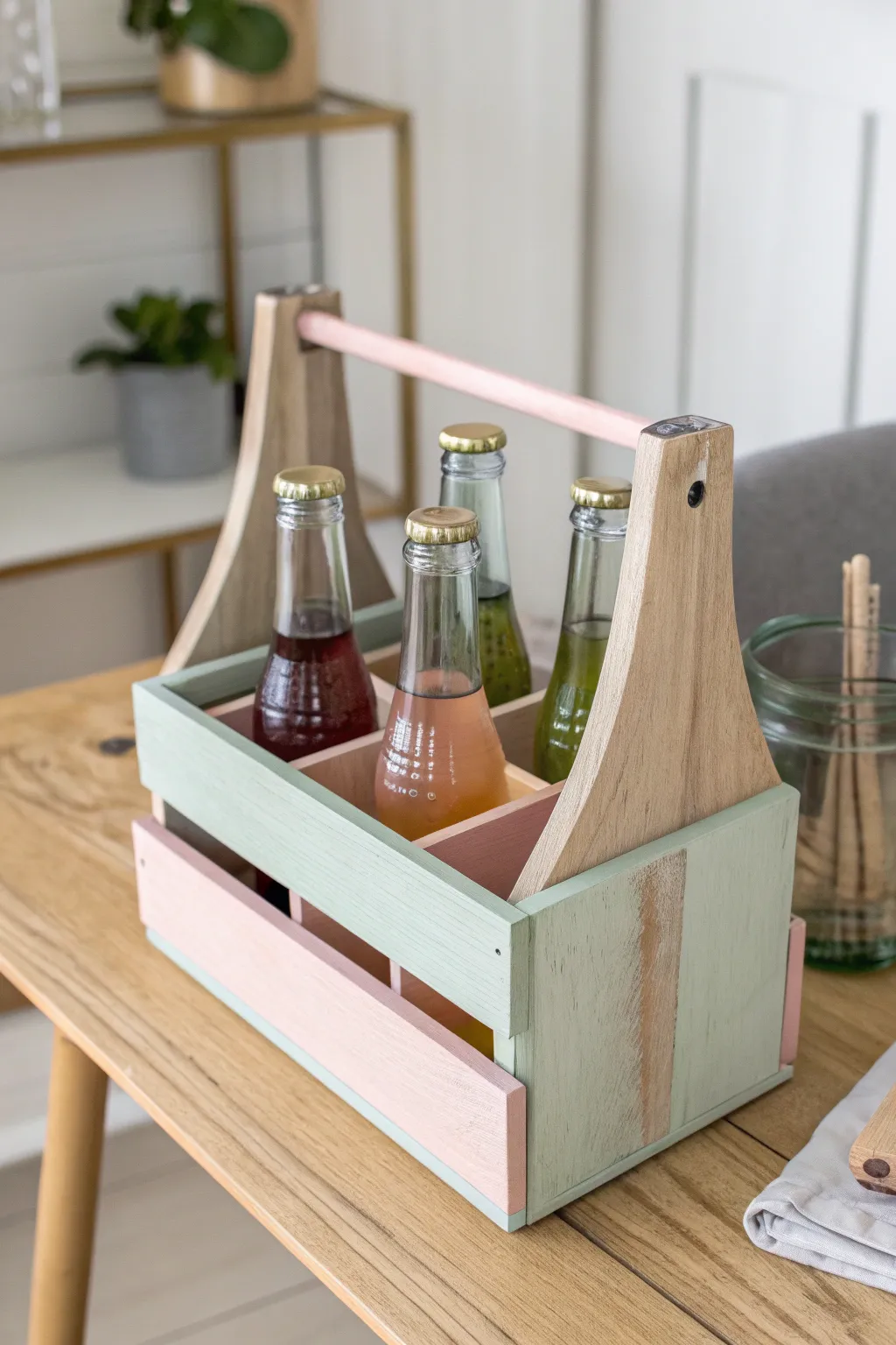 Add a splash of pastel charm to your kitchen with these stunning colored cubby holders. A perfect blend of minimalism and boho elegance!