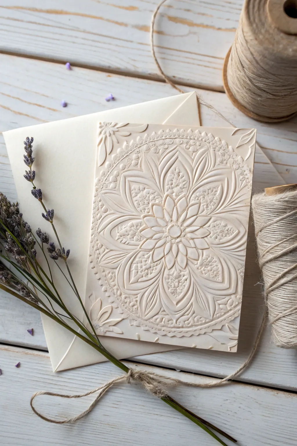 Discover the art of embossed elegance with handcrafted cards that captivate with every touch.