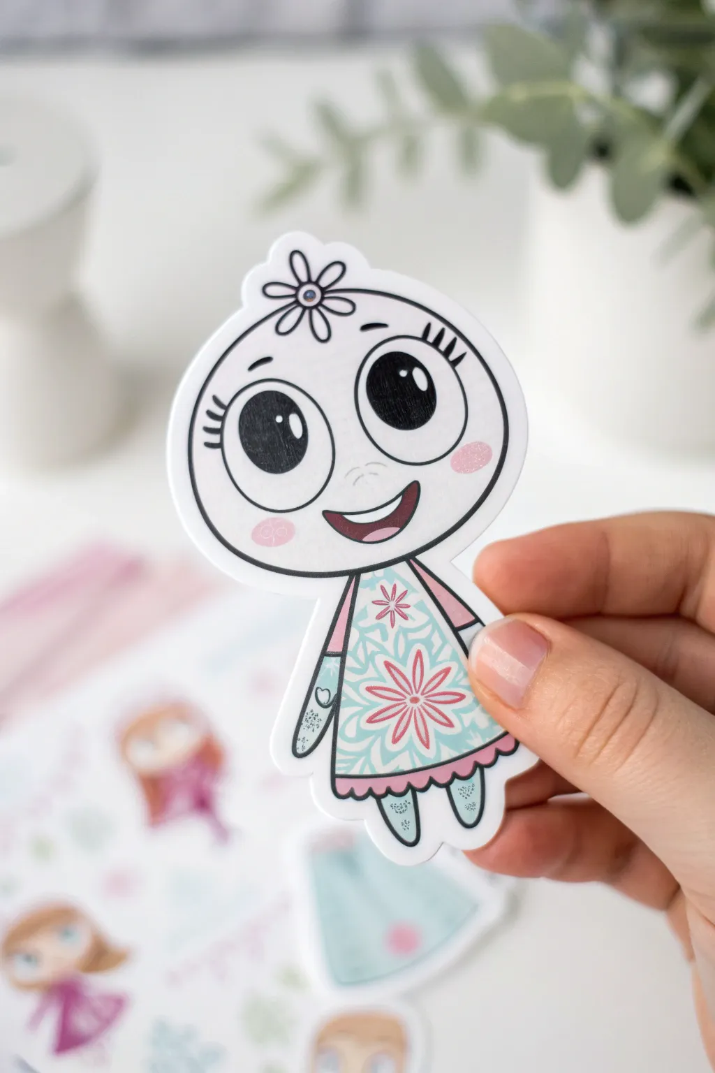 Meet your new adorable sticker friend, bringing joy with every glance!