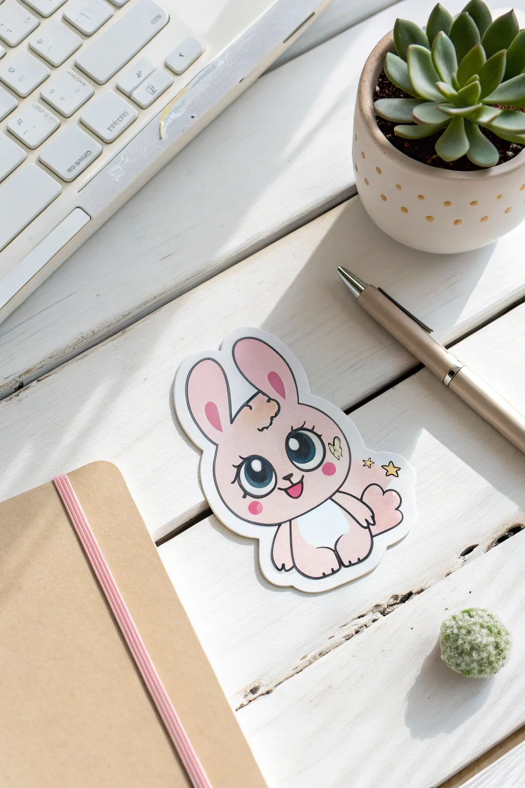 Add a touch of joy to your planner with this adorable kawaii sticker, the perfect blend of cute culture and minimalist elegance.