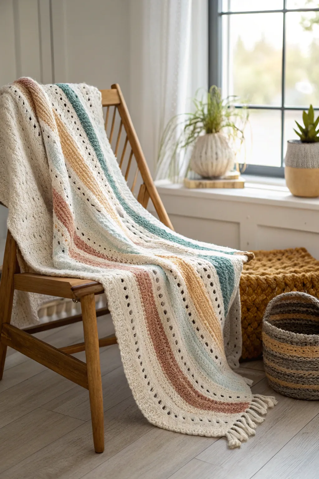 Discover the charm of unexpected widths in crochet—where broad meets delicate for a fresh, modern touch.